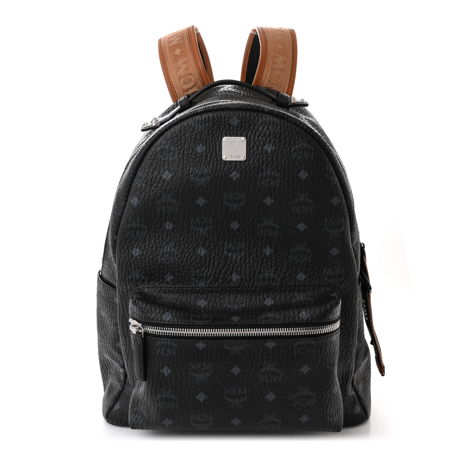 Visetos Medium Stark Backpack Black Cognac