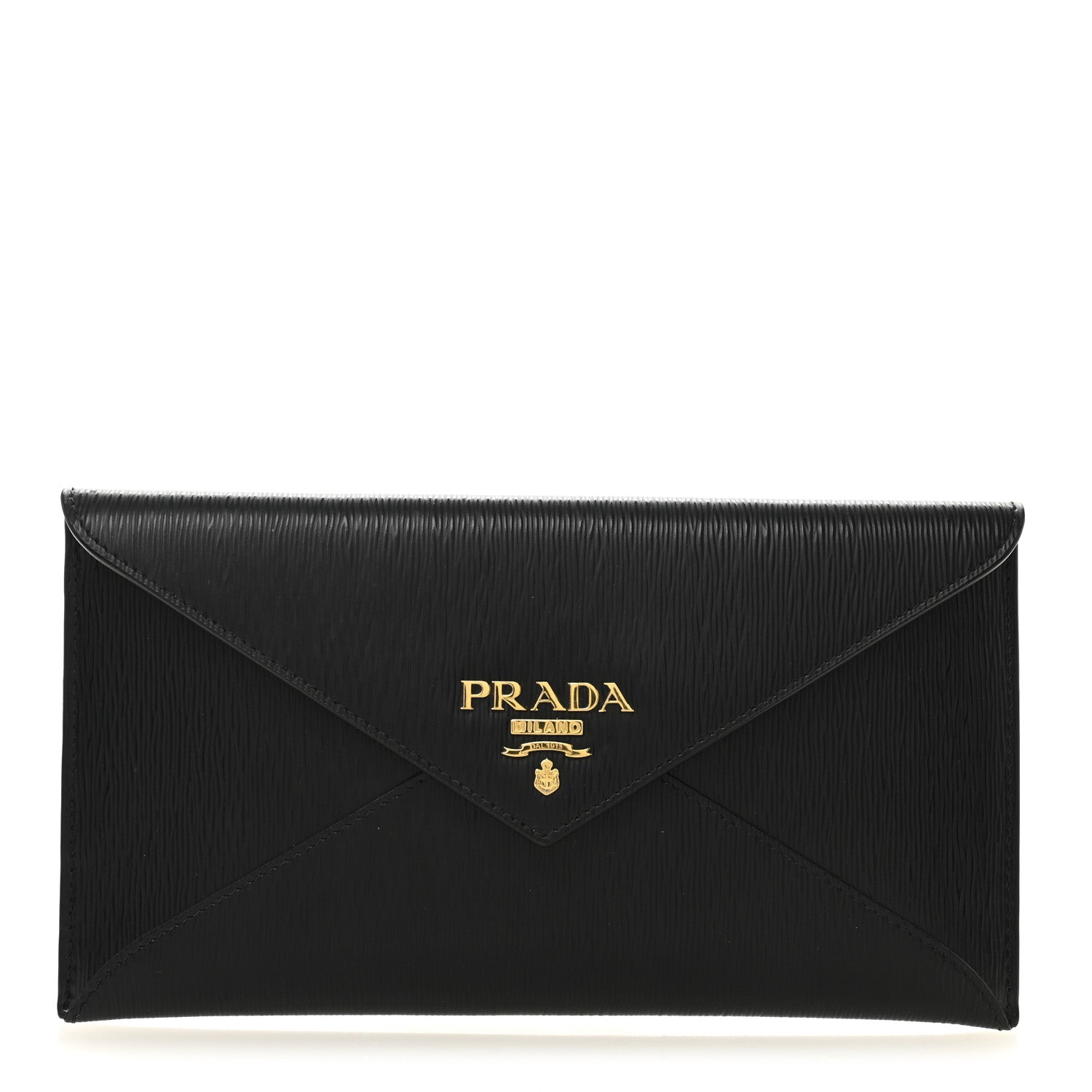 Prada Vitello Move Envelope Wallet Black 1808160 – FASHIONPHILE