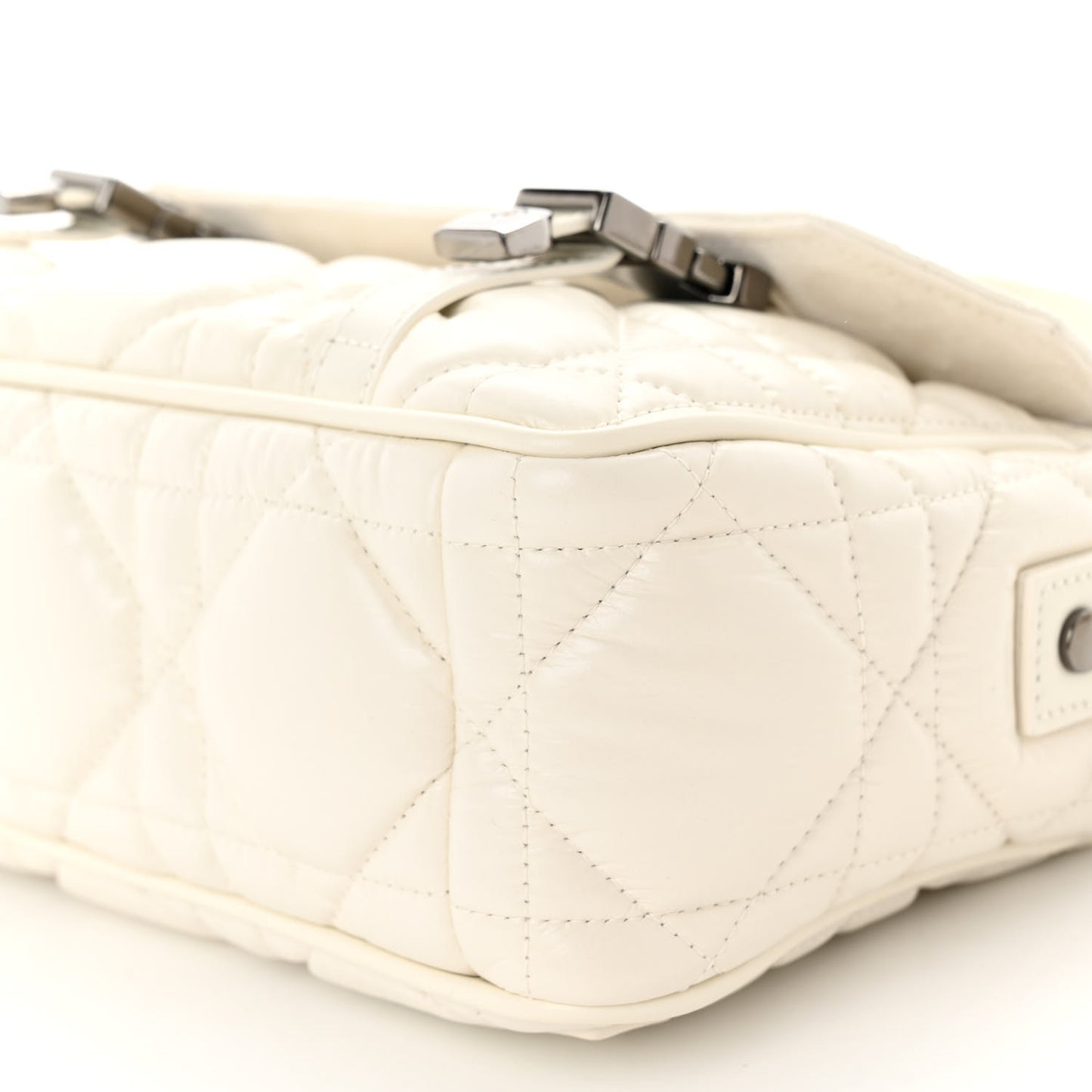 Calfskin Macrocannage Small Diorcamp Messenger Latte