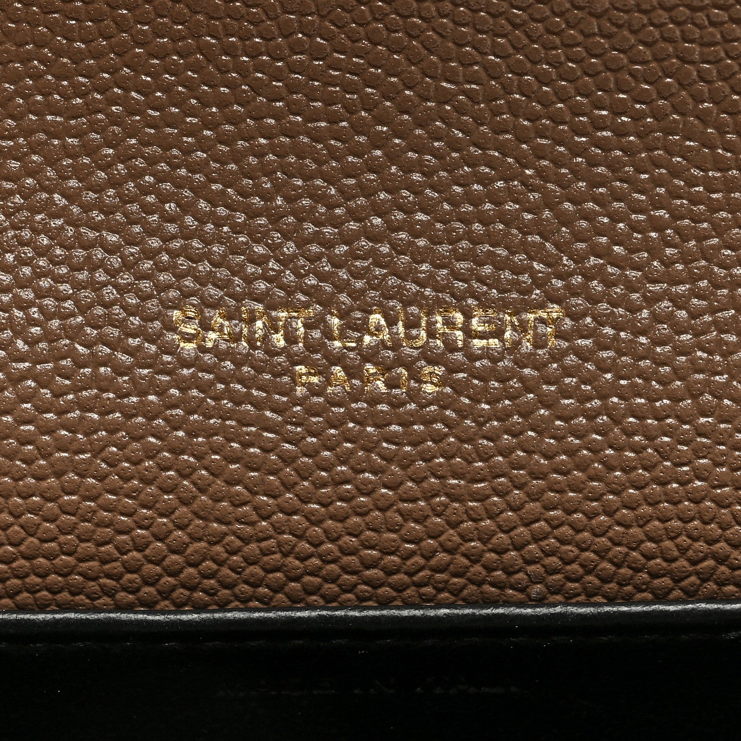Grain De Poudre Monogram Uptown Chain Wallet Taupe