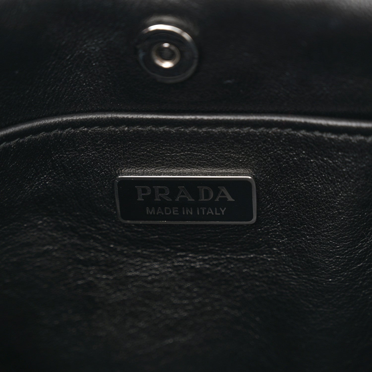 Prada Maglia Jacquard Cleo Shoulder Bag Black White 6 of 9