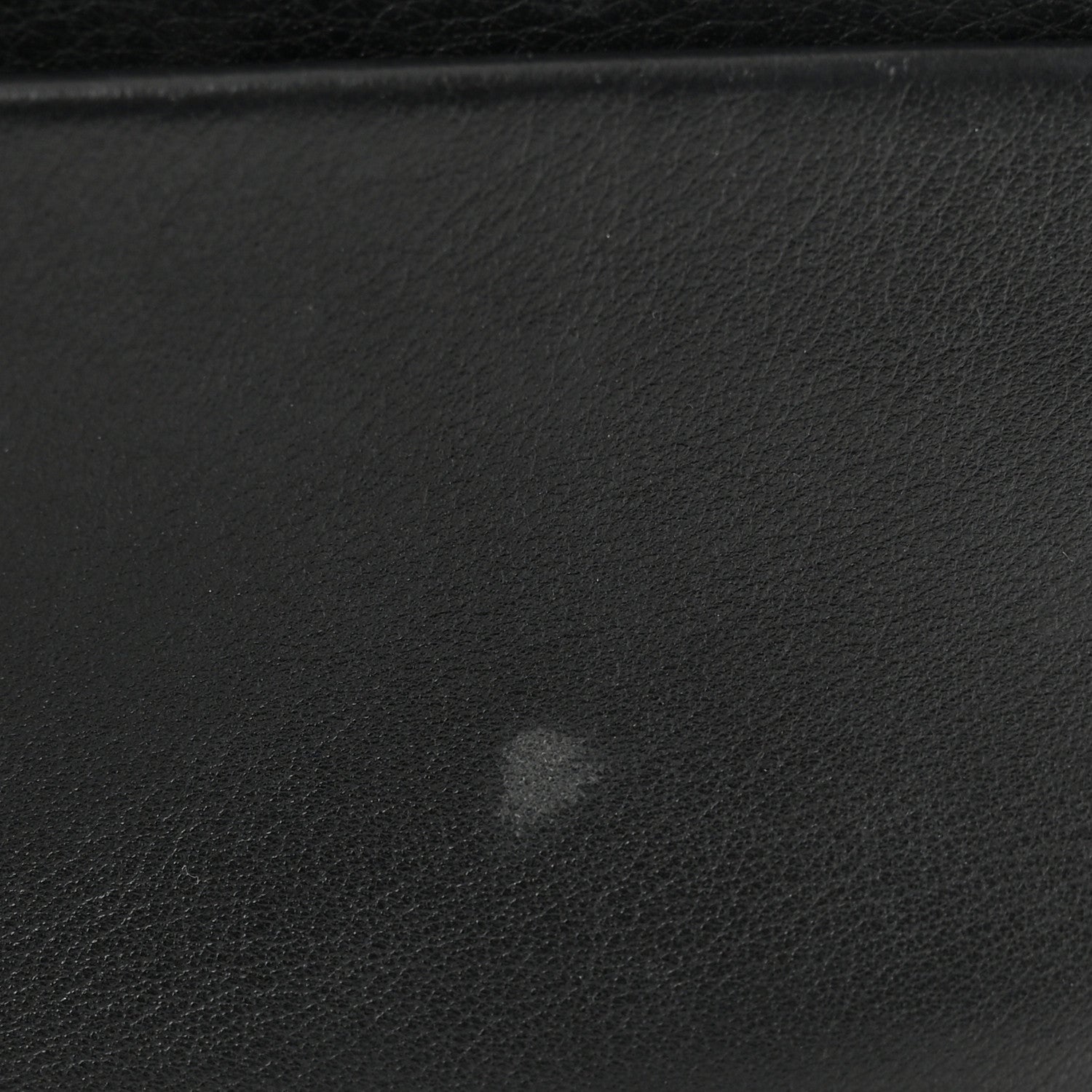 Balenciaga Pebbled Calfskin Logo Everyday Flap Chain Wallet Black 13 of 16