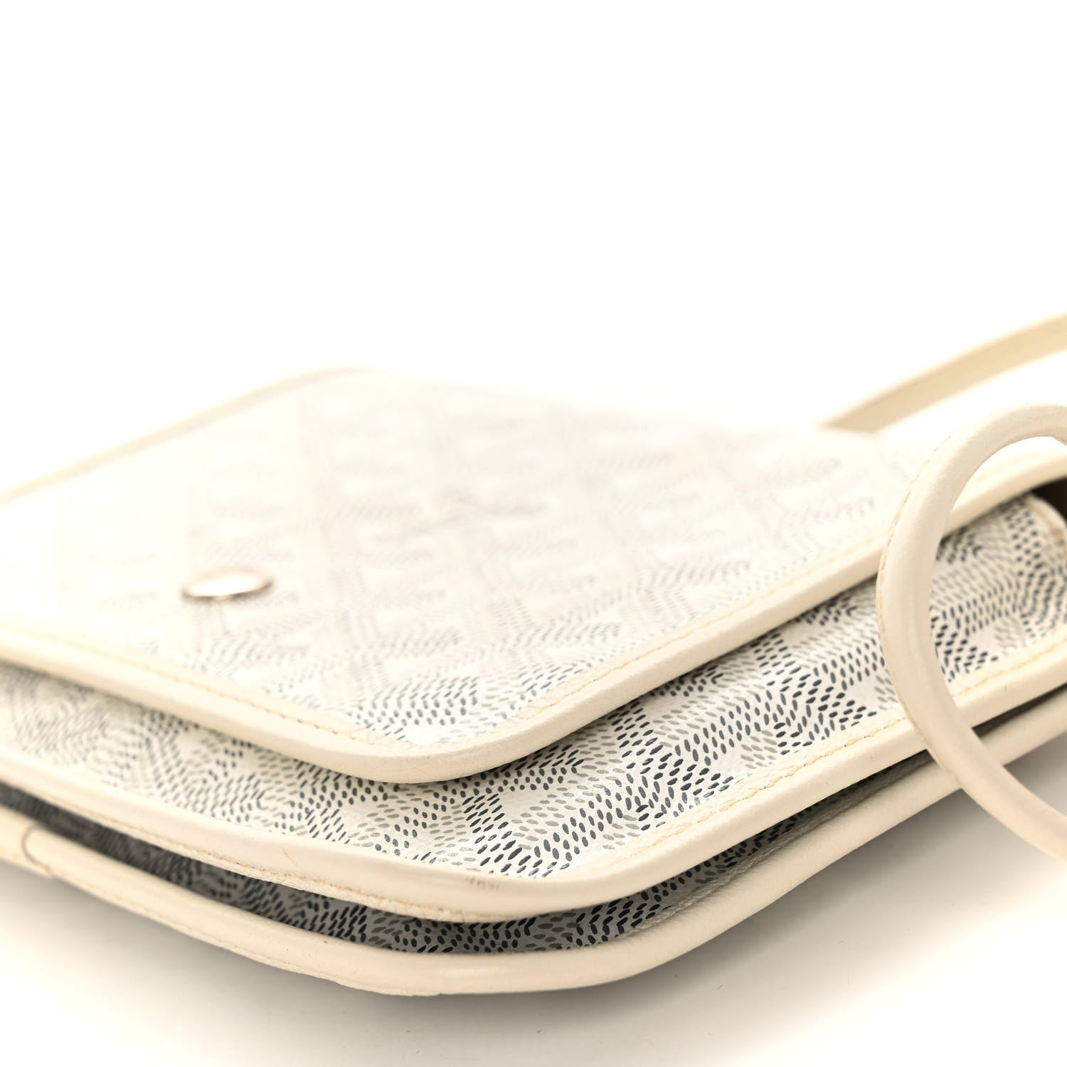 Goyard Goyardine Plumet Wallet Clutch White 9 of 9