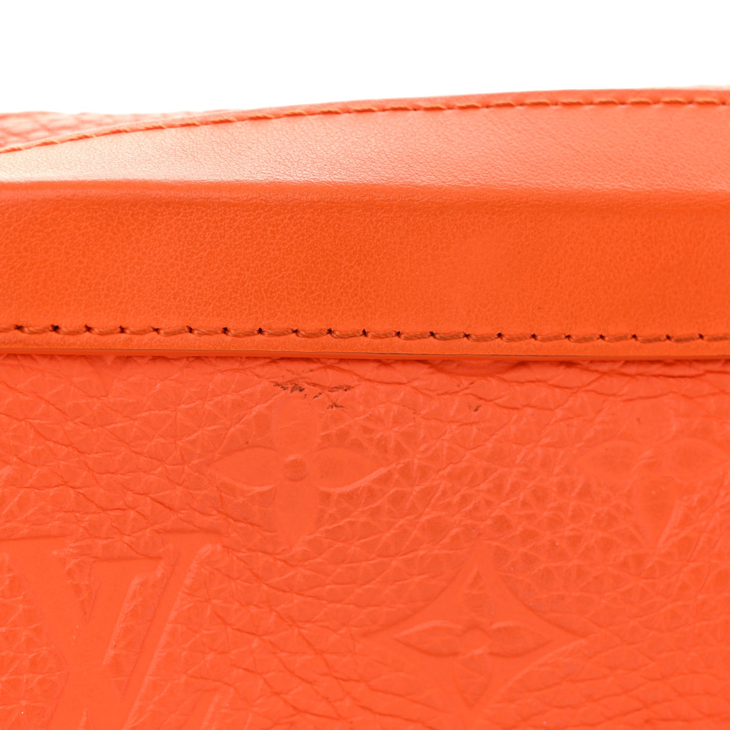 Taurillon Monogram Solar Ray Soft Trunk Orange