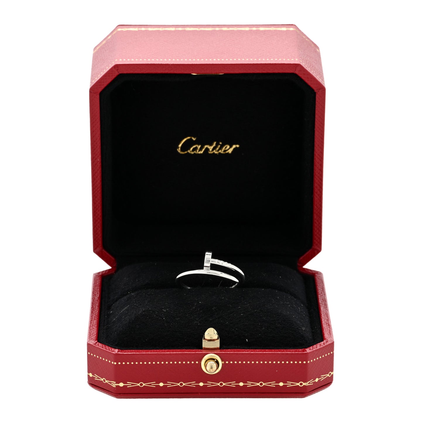 18K White Gold Small Juste Un Clou Ring 54 7