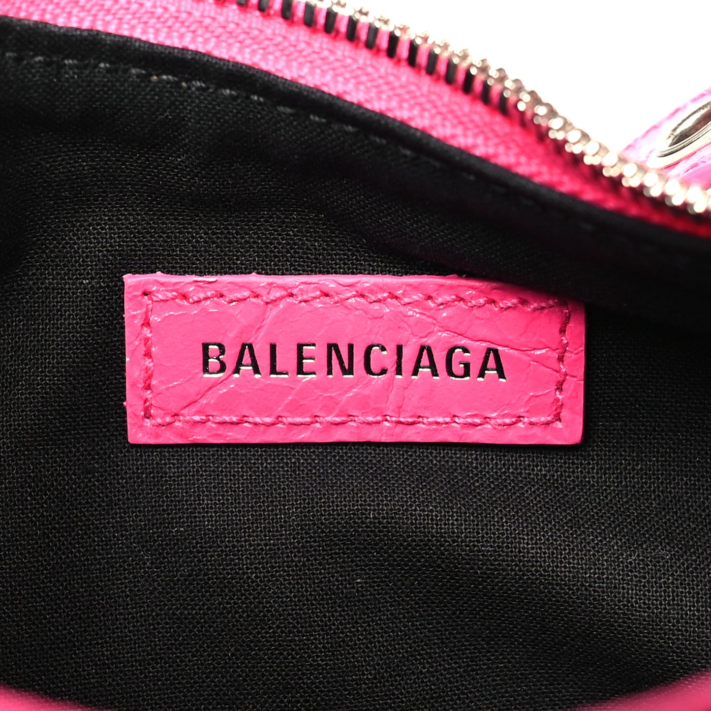 Agneau Arena Le Cagole Shoulder Bag XS Violet Fuchsia