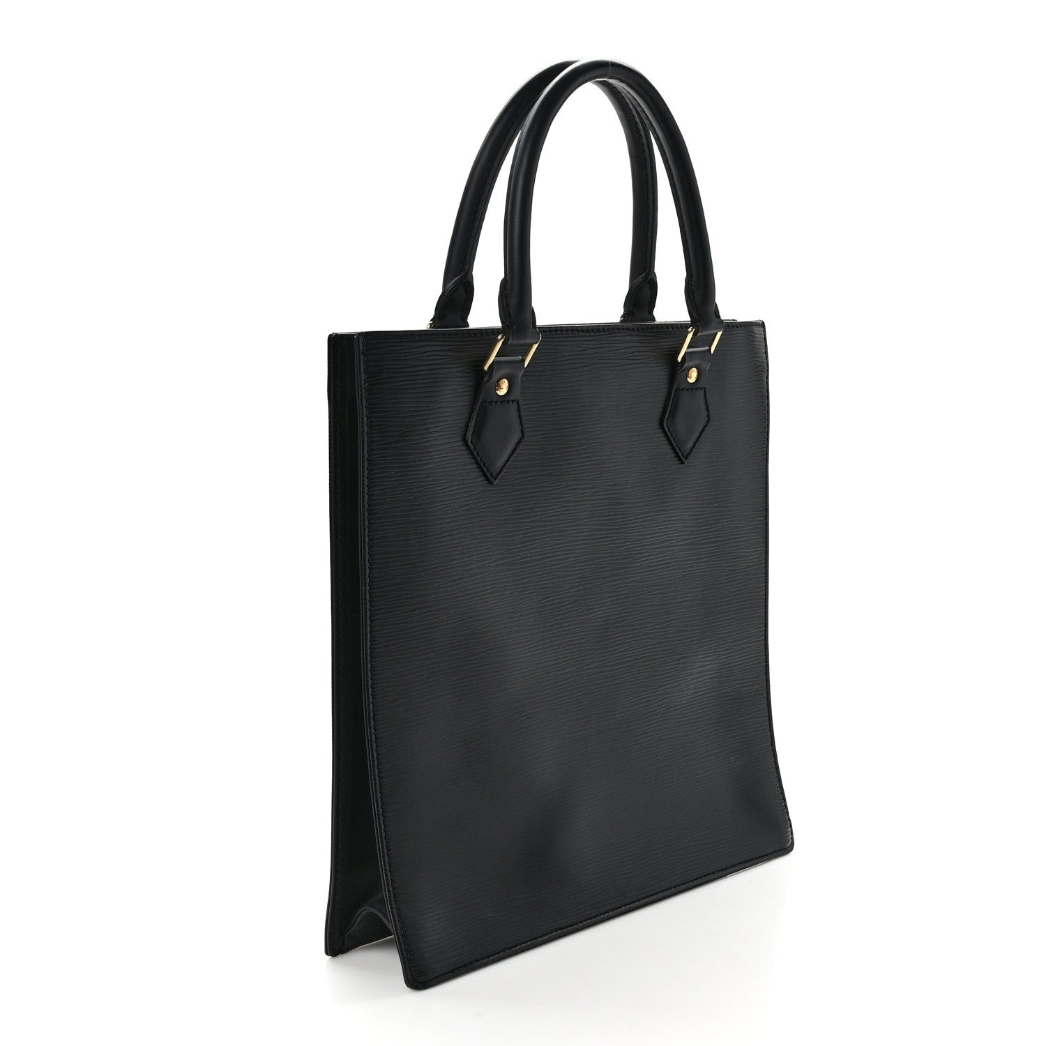 Louis Vuitton Epi Sac Plat PM Black 3 of 12