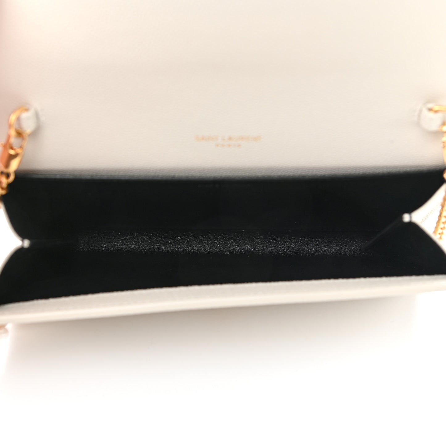 Grain De Poudre Monogram Uptown Chain Wallet Crema Soft