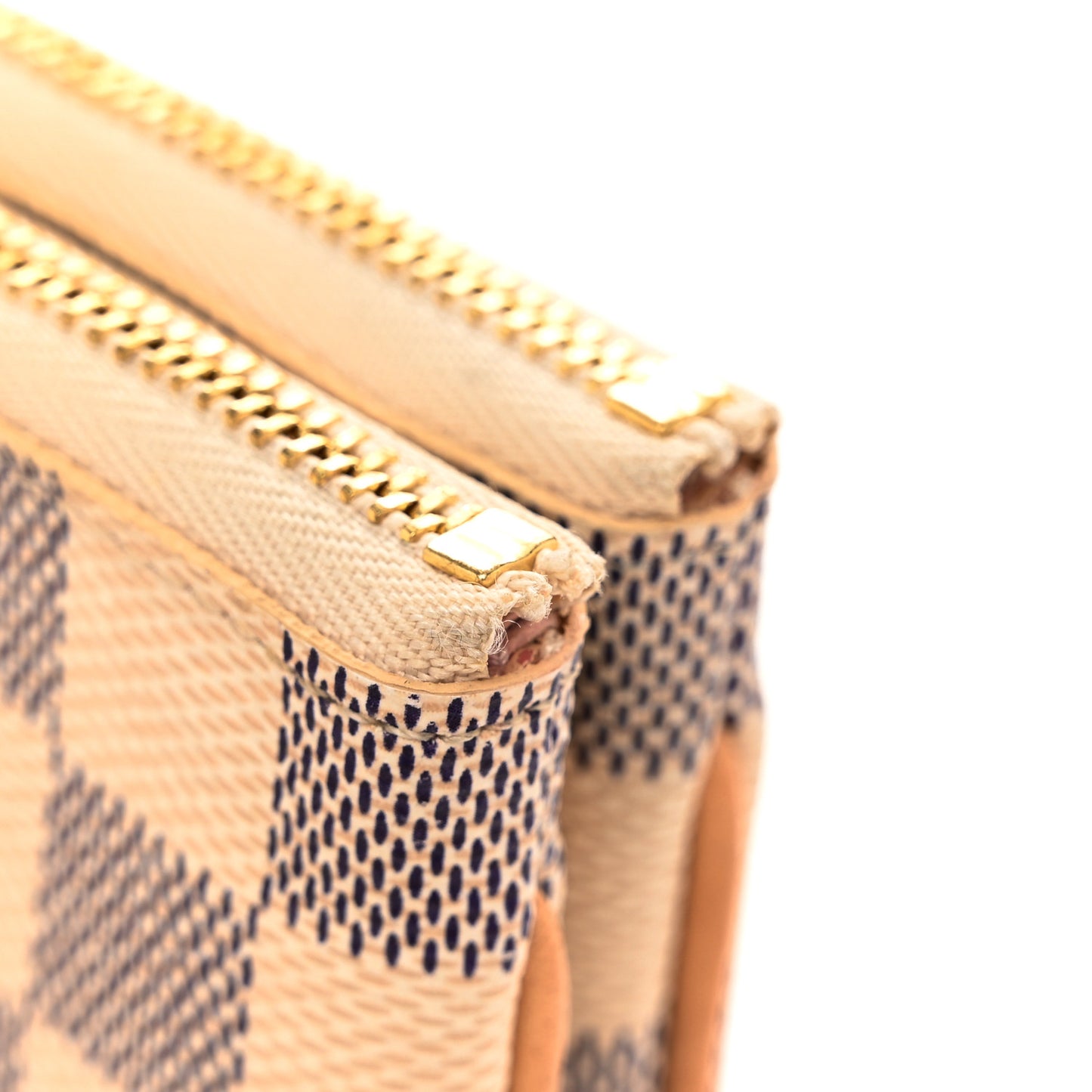 Damier Azur Double Zip Pochette
