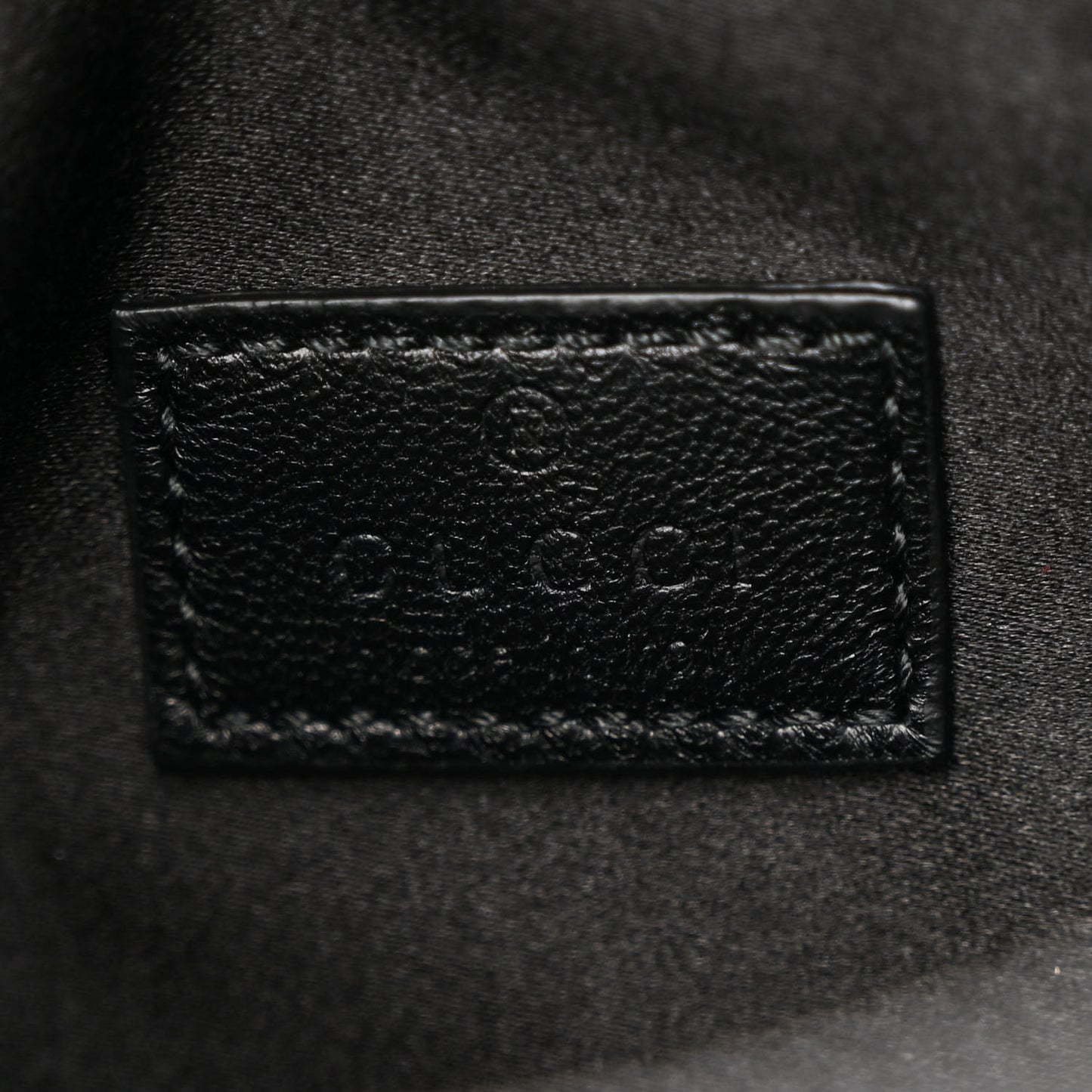 Jacquard Black Denim GG Monogram Horsebit Slim Small Shoulder Bag Black Grey