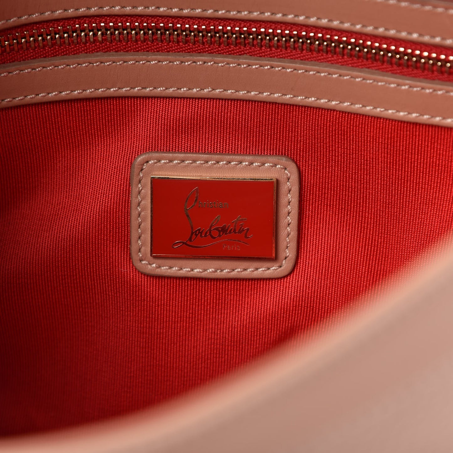 Soft Calfskin Small Sweety Charity Shoulder Bag Nude