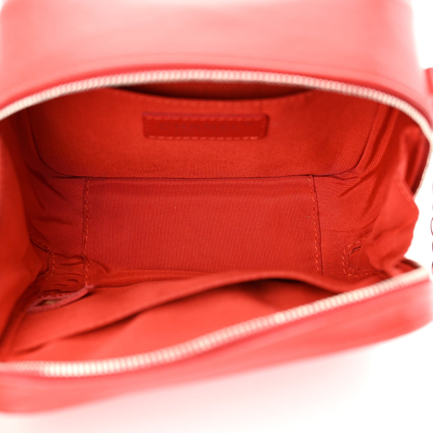 Lambskin Quilted Mini CC Box Camera Bag Red