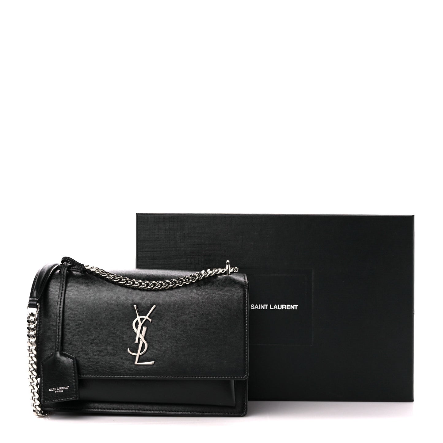 Calfskin Medium Monogram Sunset Black