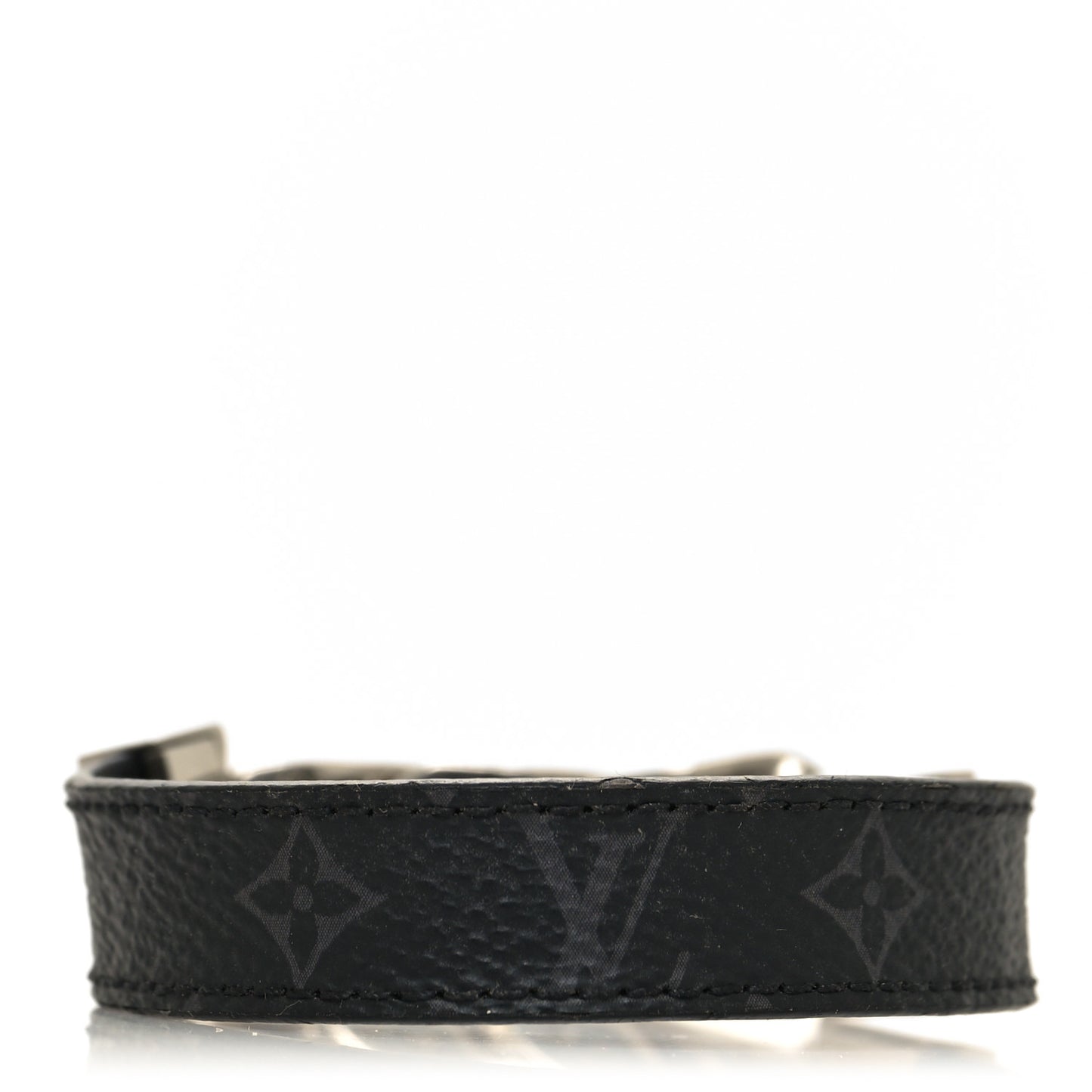 Monogram Cuban Link Bracelet M Silver Black