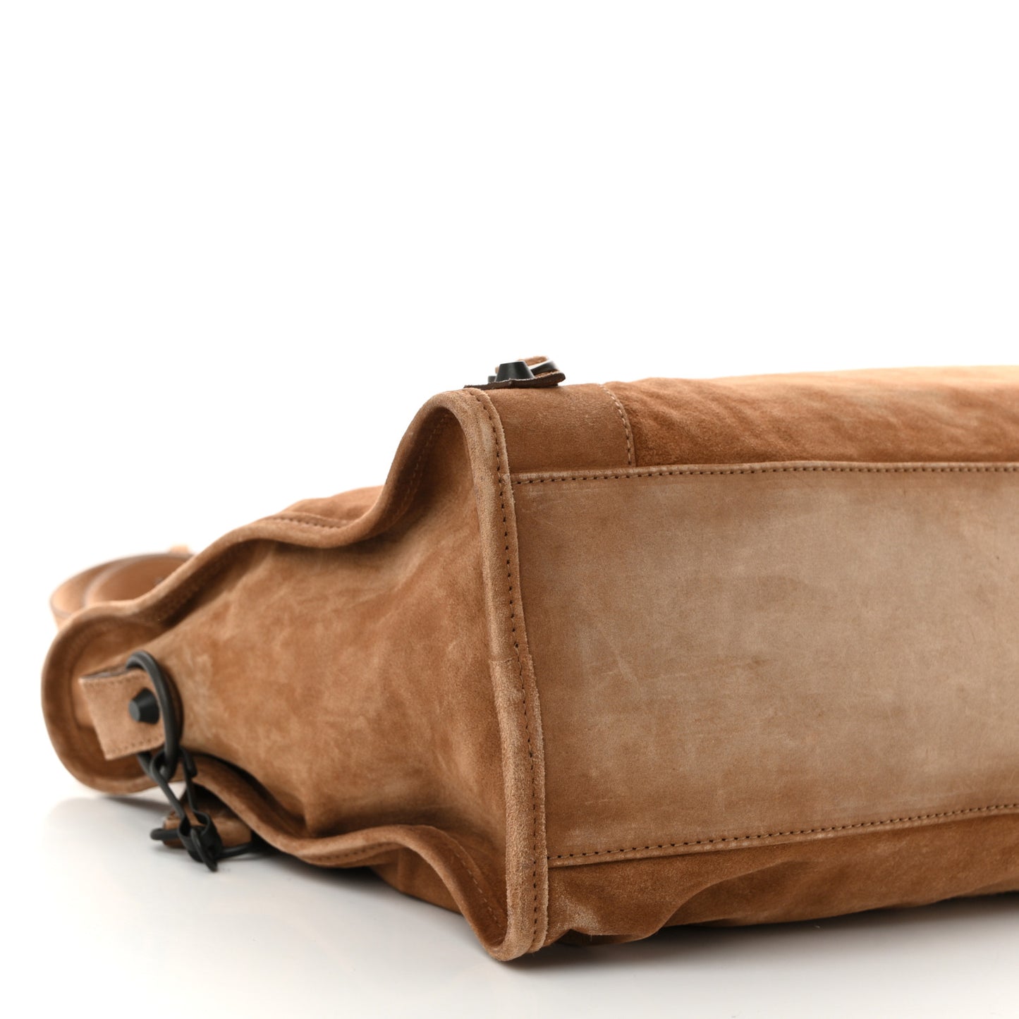 Suede Calfskin Classic Hardware Medium Le City Camel