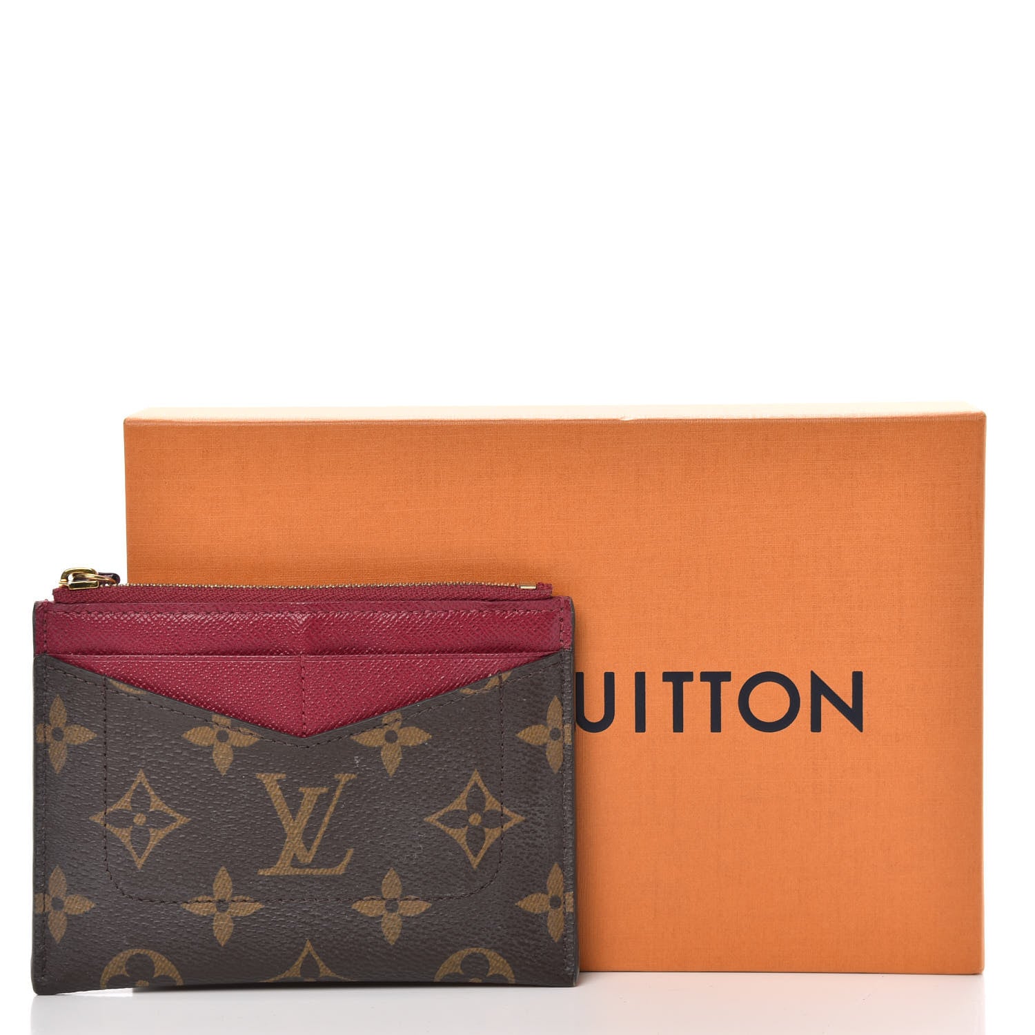 Louis Vuitton Monogram Zipped Card Holder Fuchsia 9 of 9