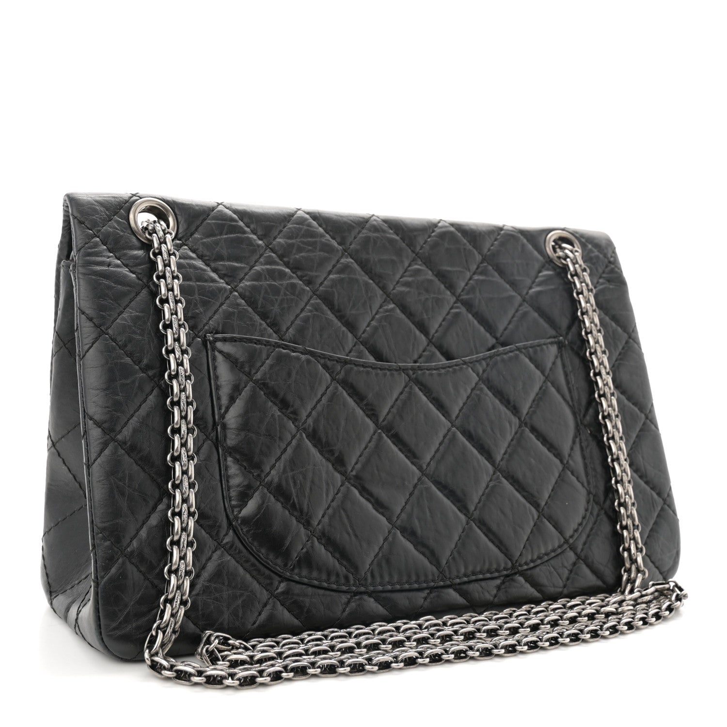 Chanel Aged Calfskin Quilted 2.55 Reissue 226 Flap Black 2 of 14