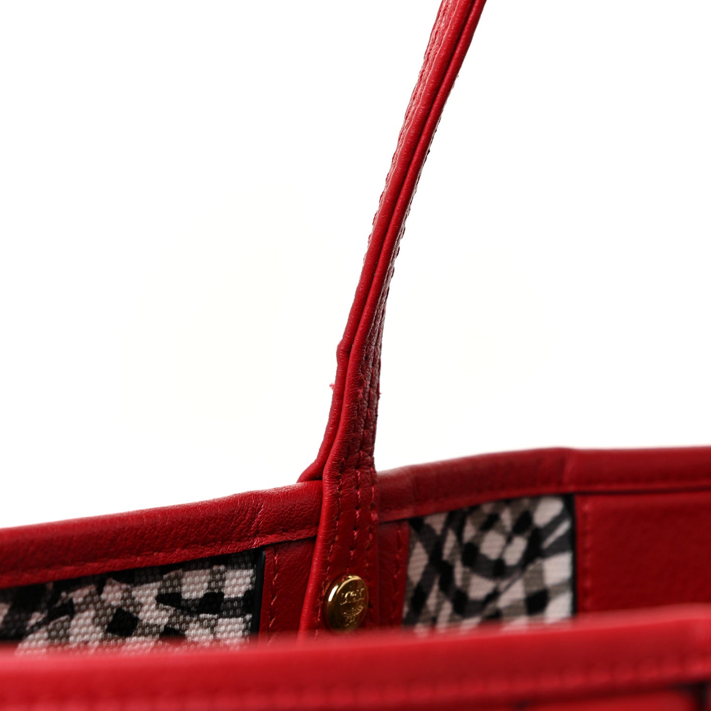 Visetos Medium Liz Reversible Shopper Tote Ruby Red