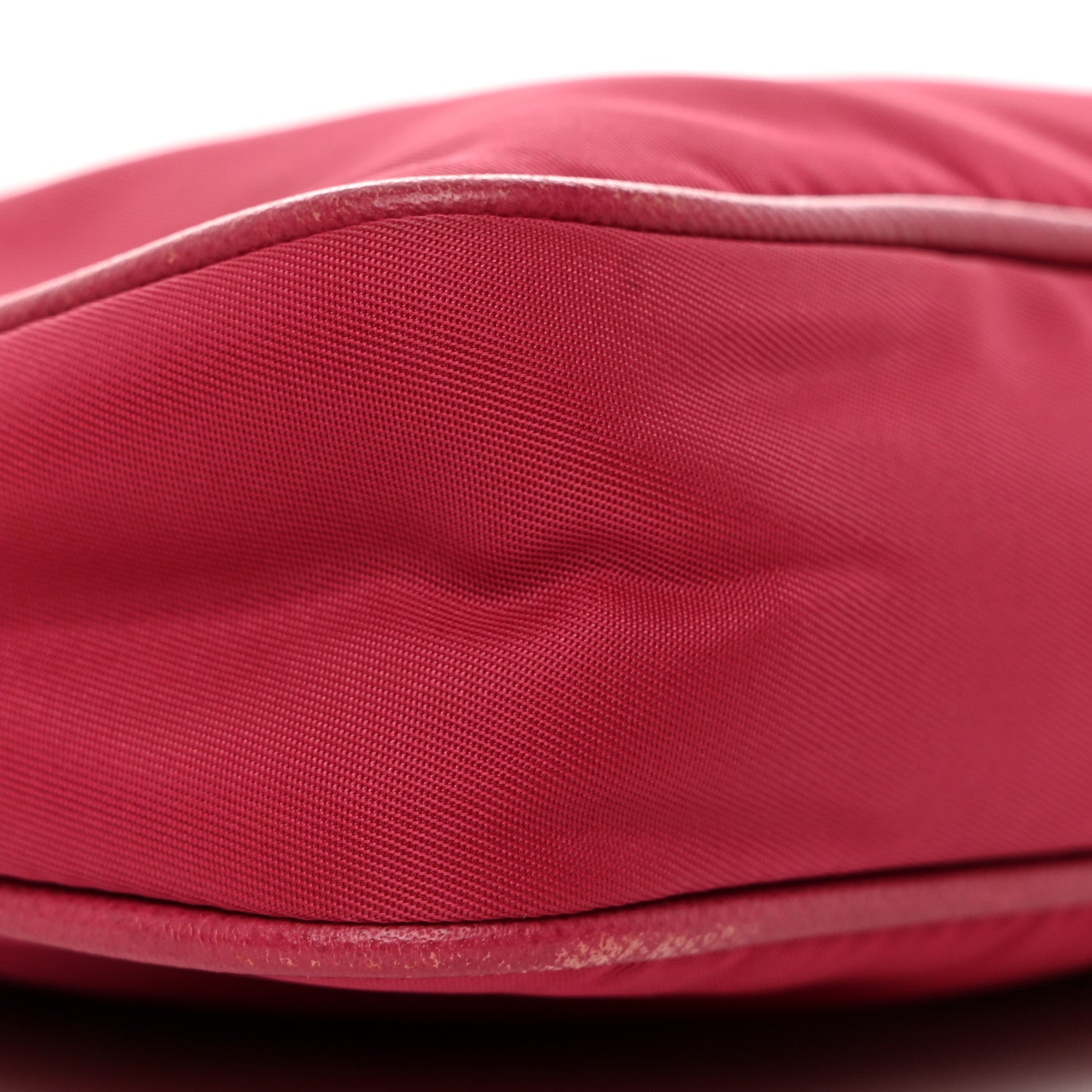 Prada Tessuto Nylon Saffiano Crossbody Bag Ibisco 9 of 12