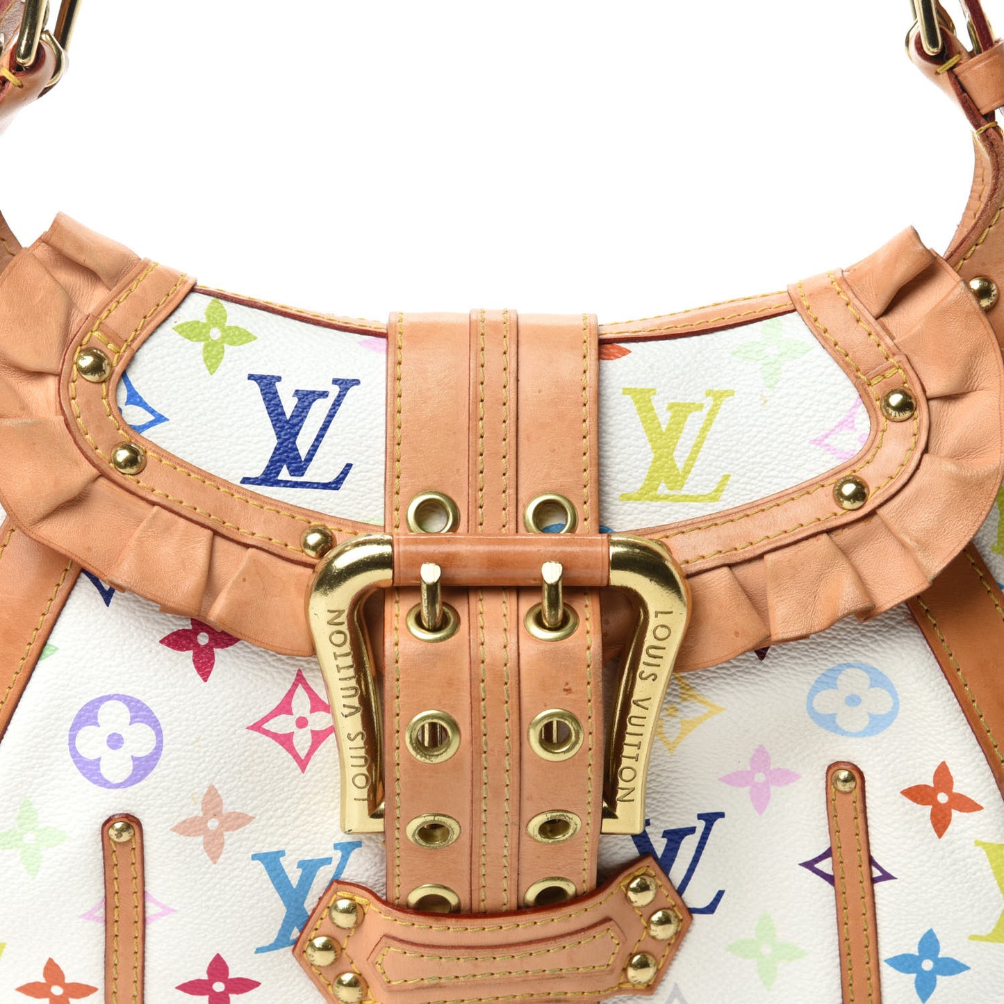 Monogram Multicolor Leonor White