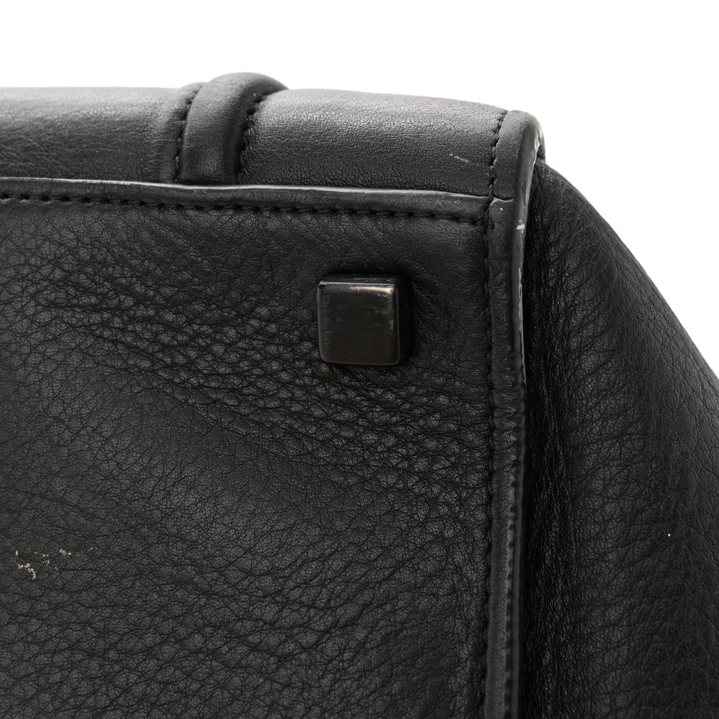 Supple Calfskin Medium Phantom Luggage Black