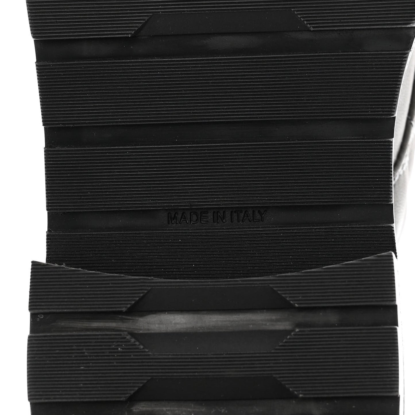 Shiny Lambskin Quilted Lace Up Combat Boots 36 Grey Black