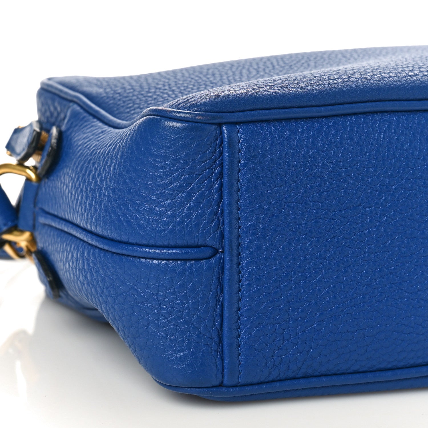 Prada Vitello Phenix Camera Bag Blue 8 of 10