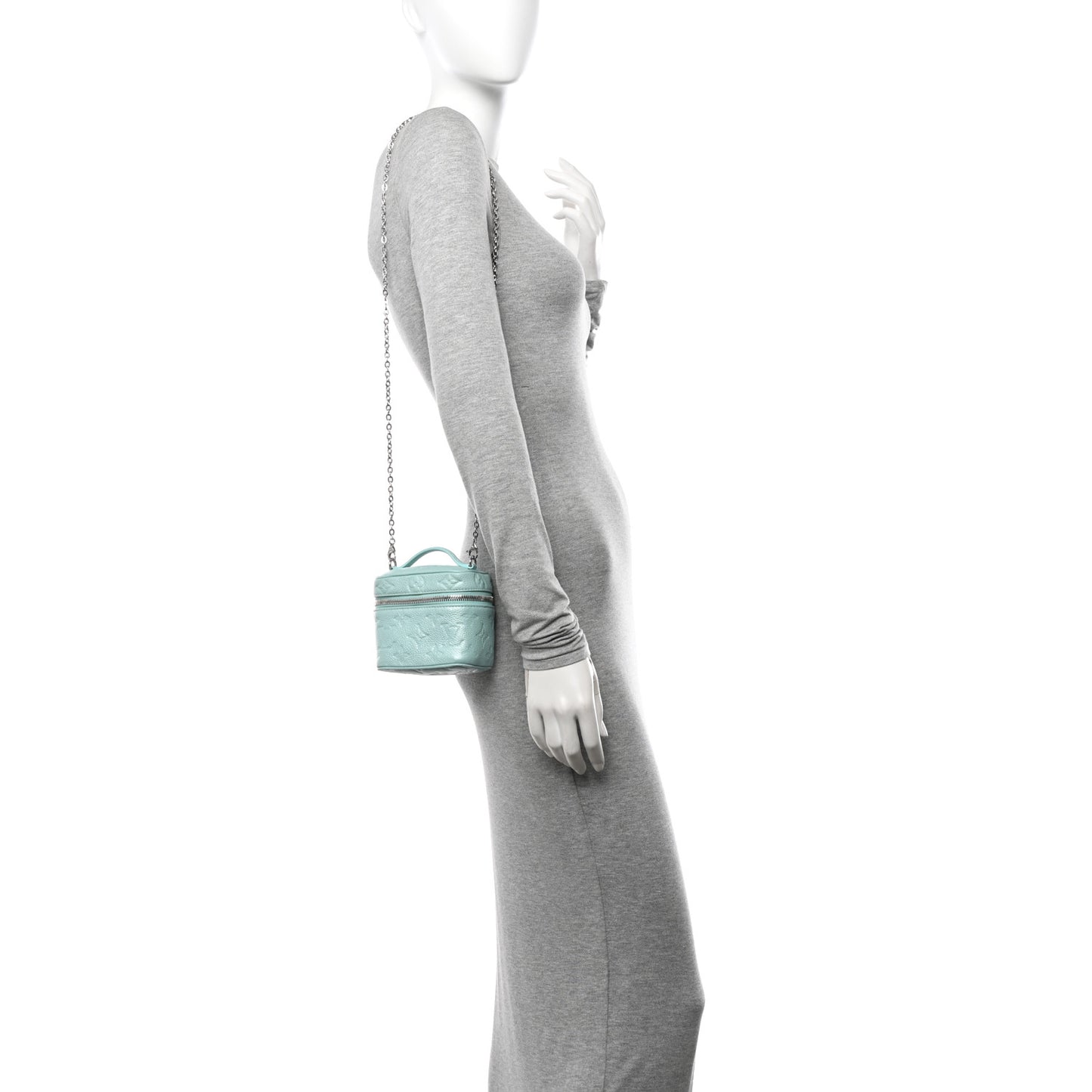 Empreinte Monogram Micro Vanity Pearly Lagoon Turquoise