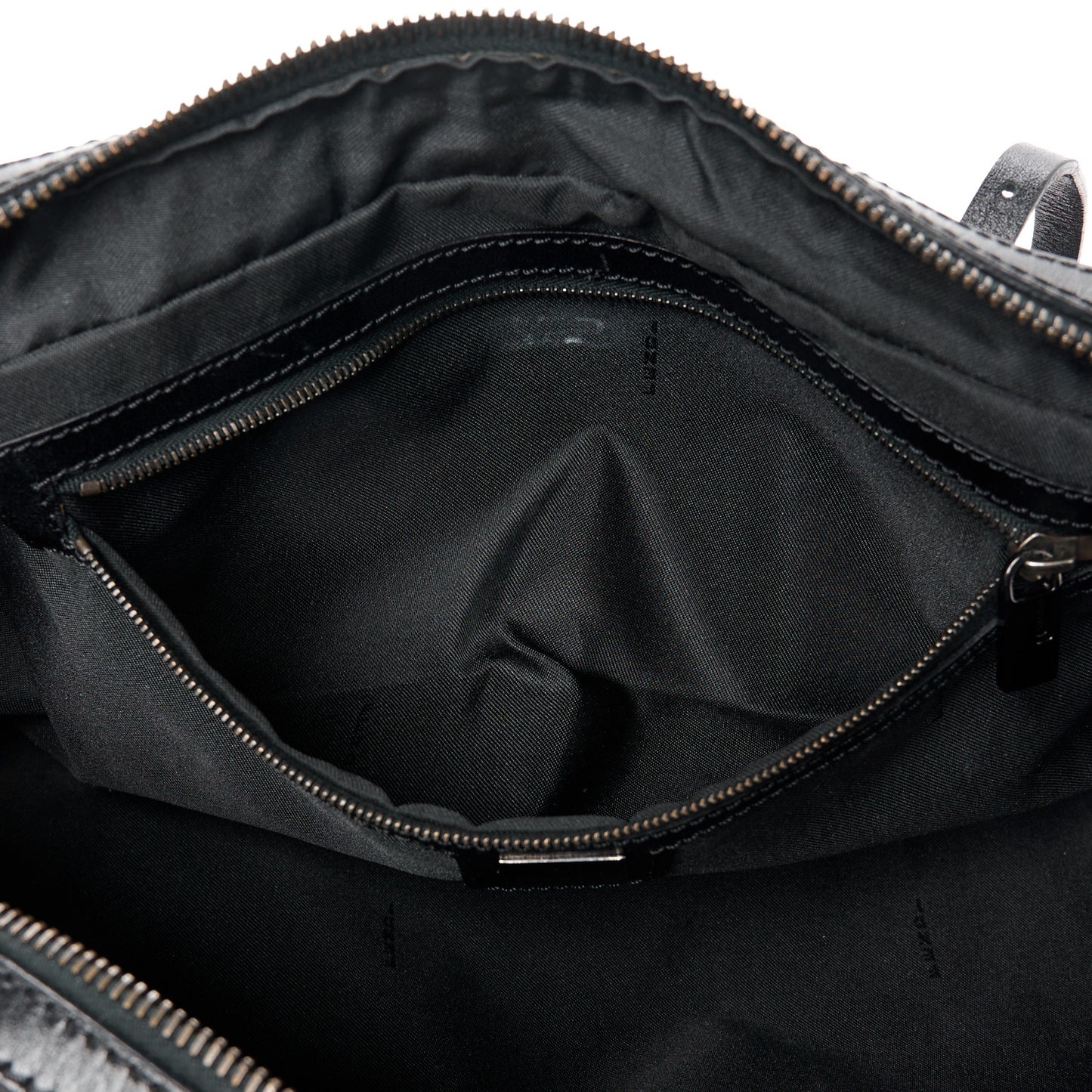 Zucca Zip Top Tote Black
