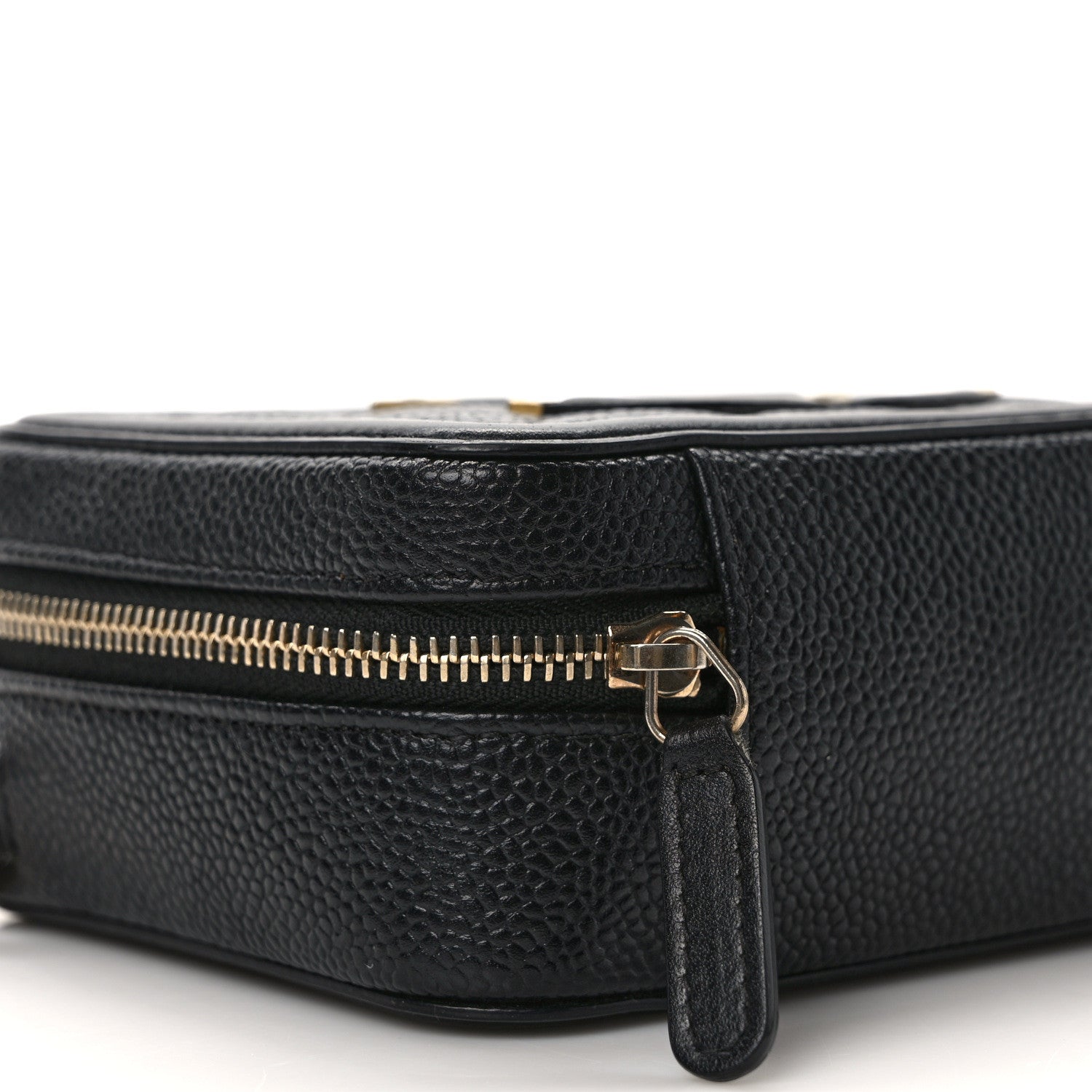 Chanel Caviar Quilted CC Filigree Vanity Clutch With Chain Black 9 of 10