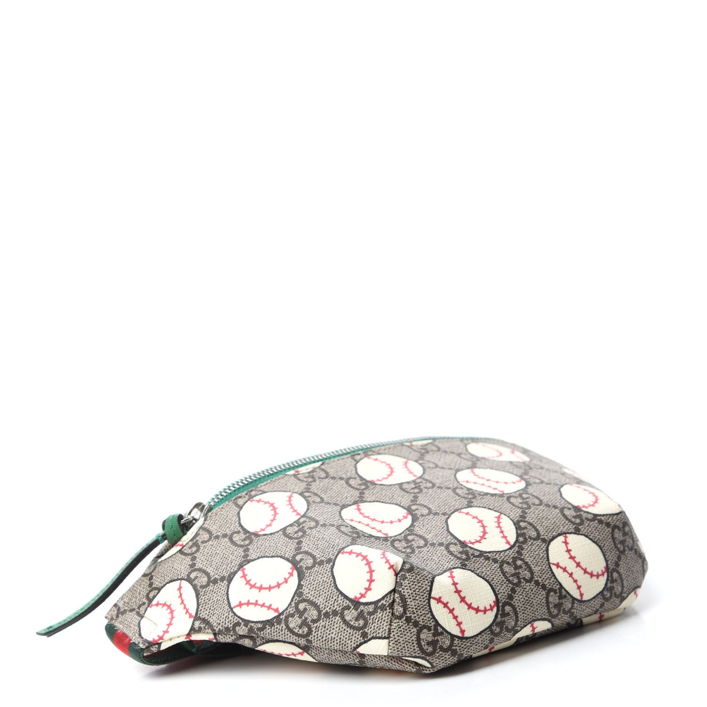 GG Supreme Monogram Baseballs Web Childrens Belt Bag