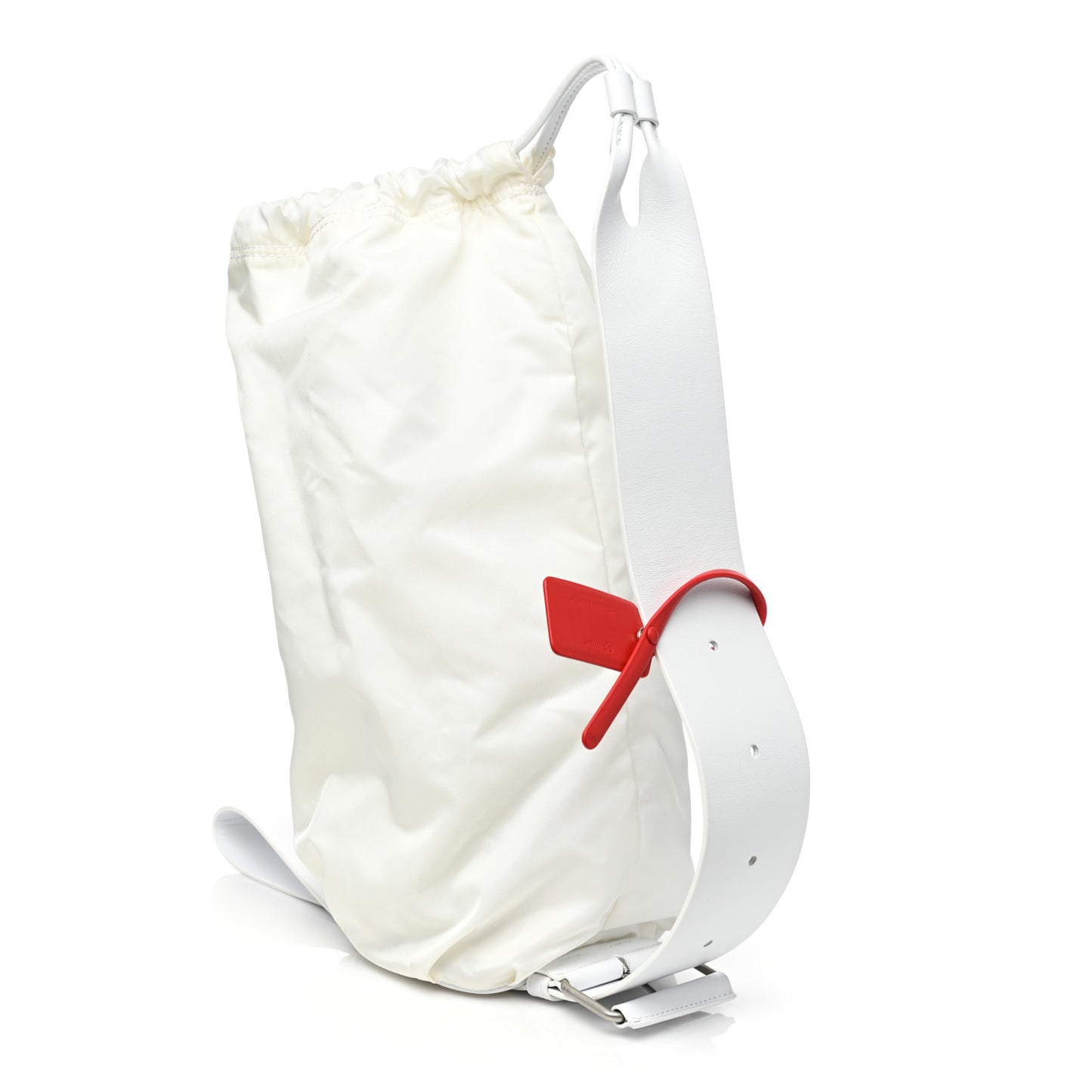 Nylon Convertible Bum Bag Bag White
