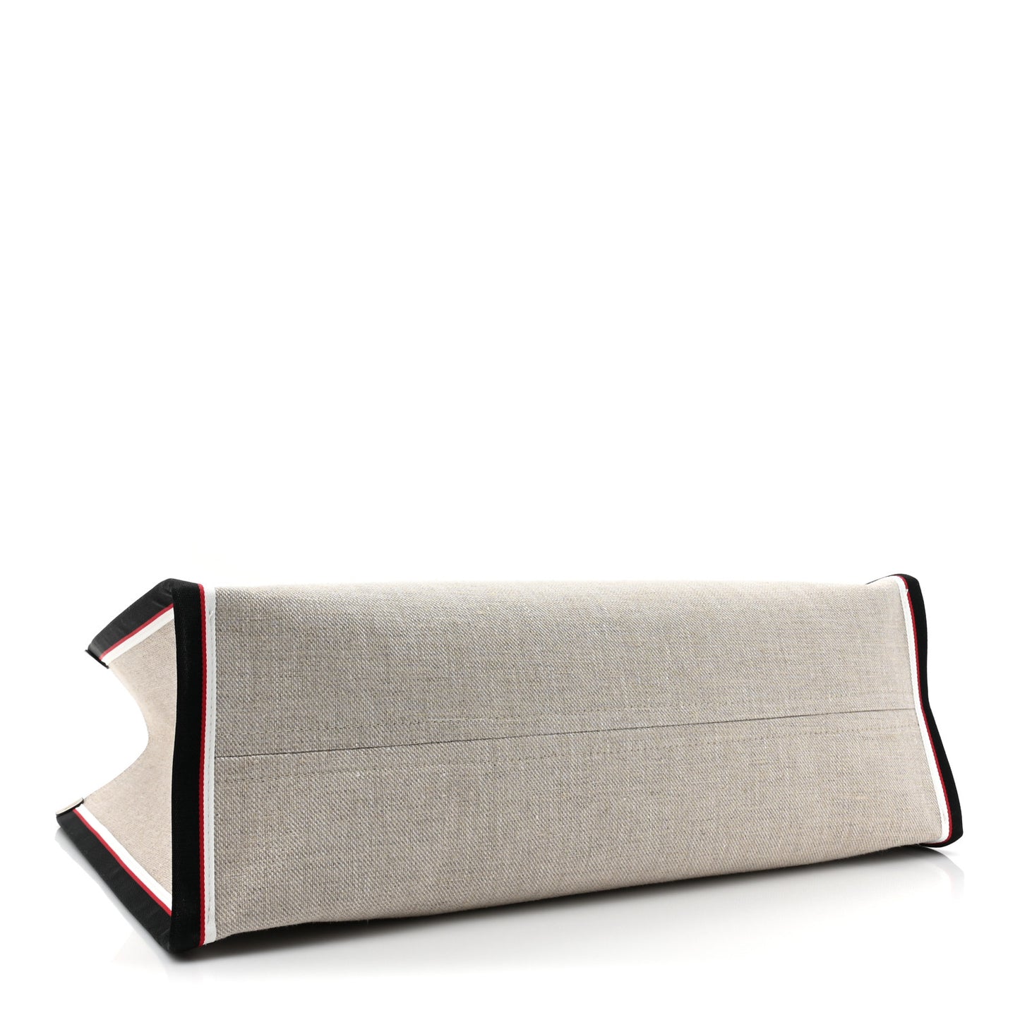 Linen Calfskin Extra Large Nastroloubi F.A.V.L. Tote Alabatre