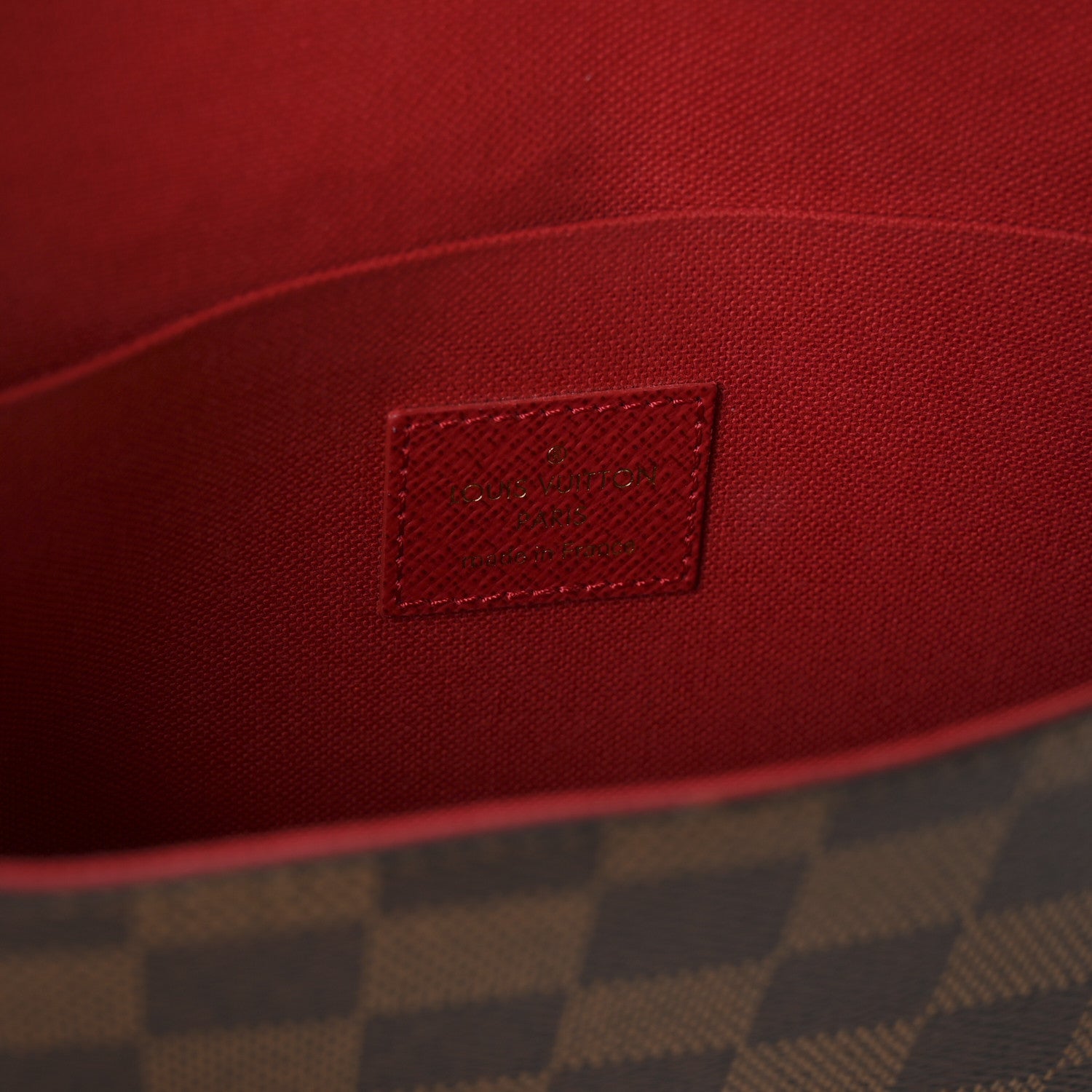 Louis Vuitton Damier Ebene Pochette Felicie Chain Wallet 7 of 10