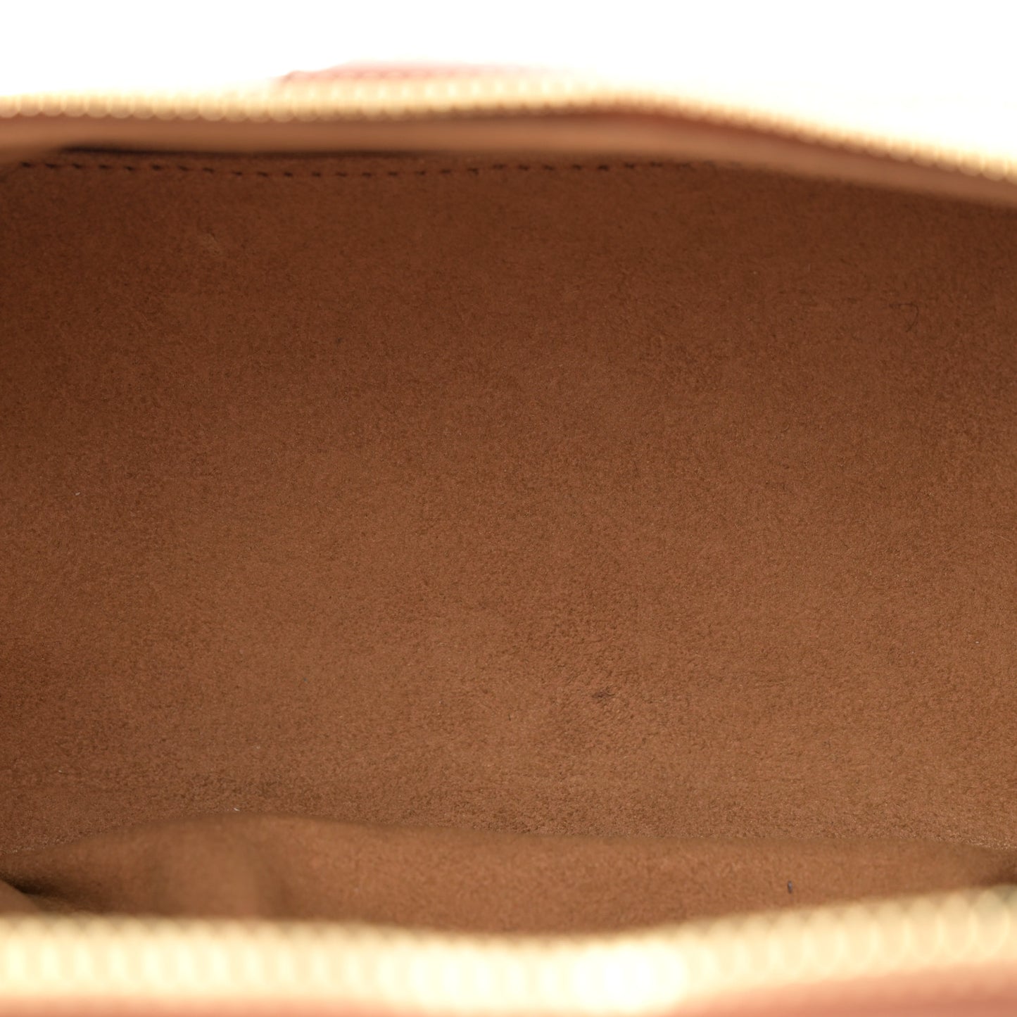 Lauretos Nappa Monogram Small Himmel Vanity Case Cognac