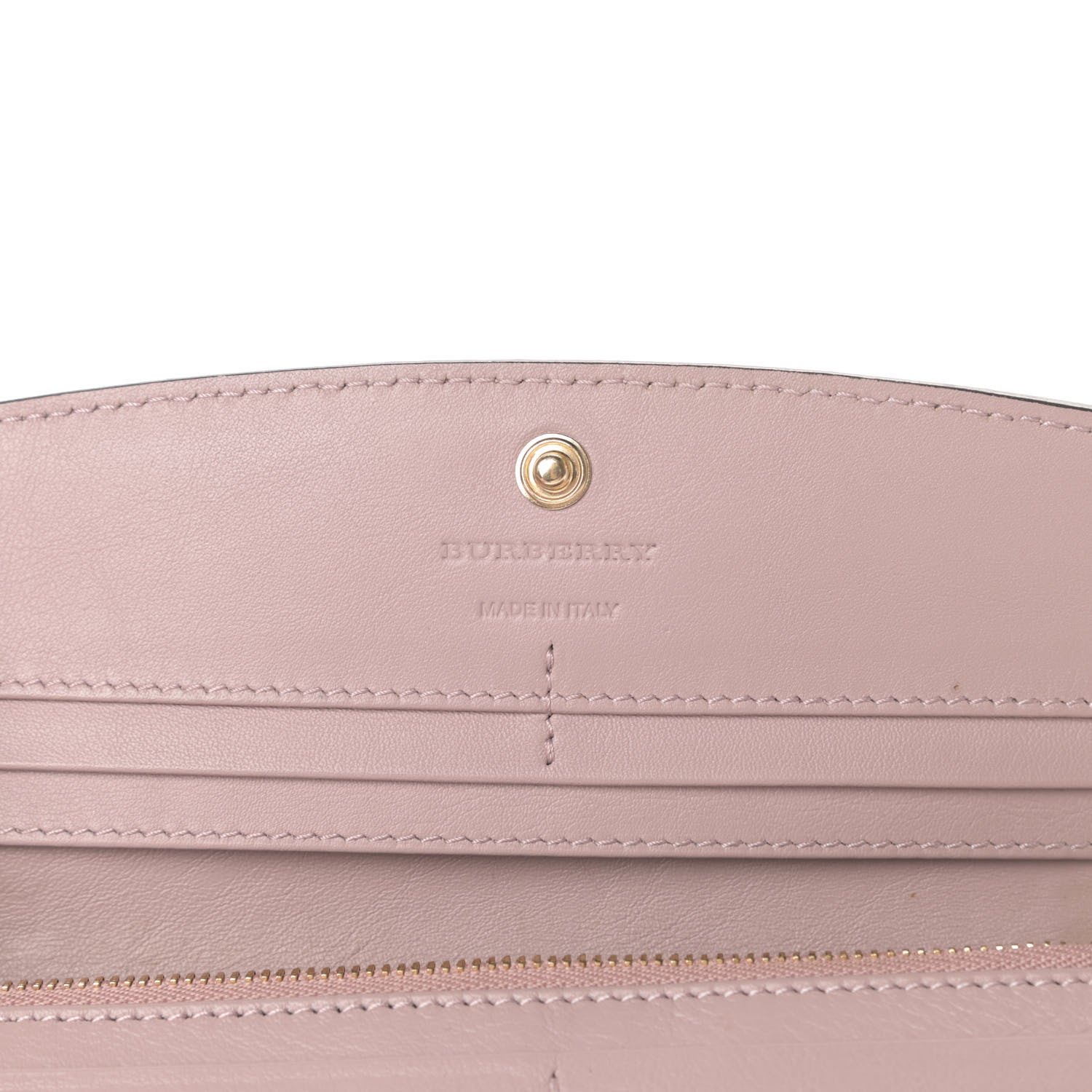 Burberry Calfskin House Check Porter Continental Wallet Pale Orchid 6 of 11