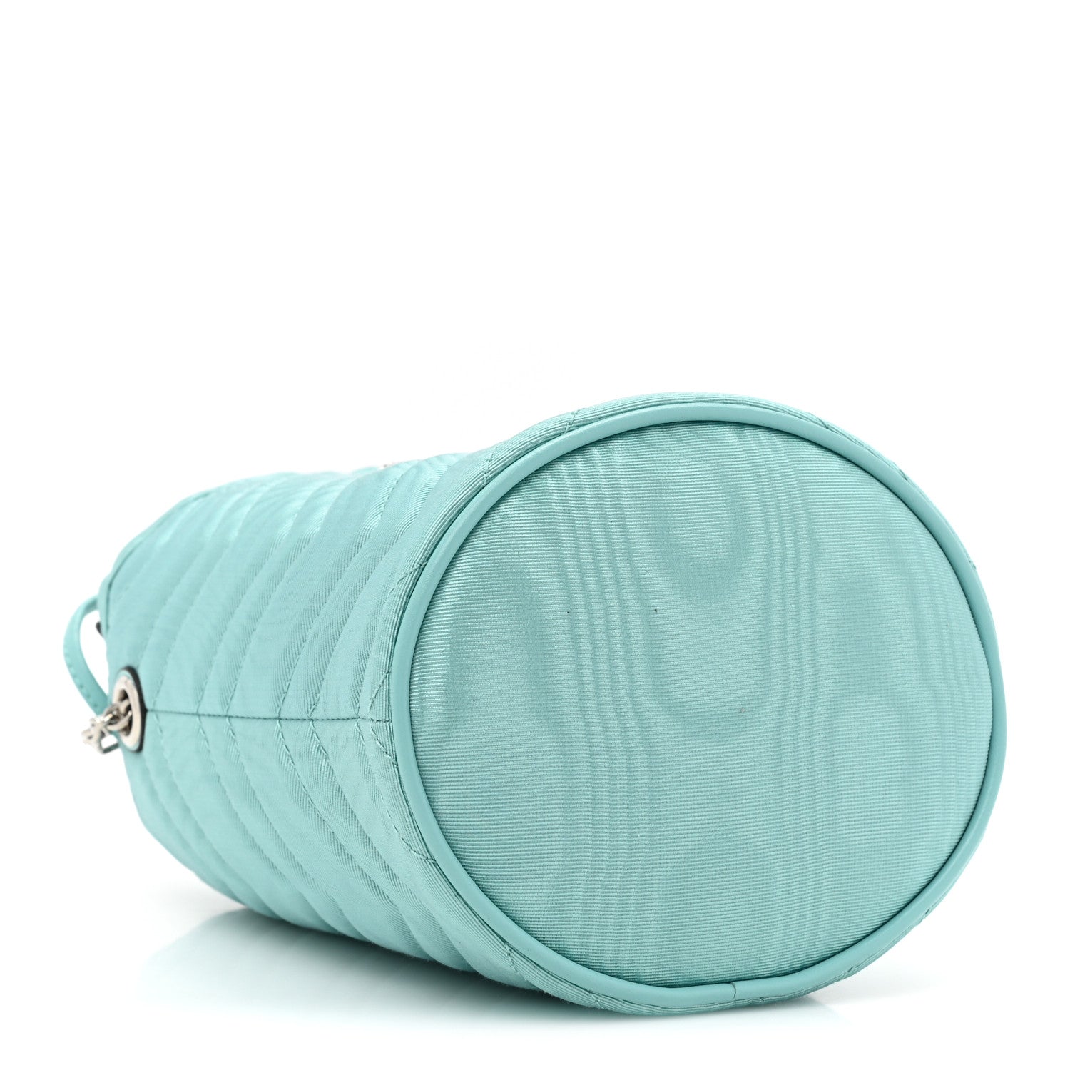 Gucci Moire Fabric Calfskin Crystal Matelasse Mini GG Marmont 2.0 Bucket Bag Dark Ocean Wave Crystal 4 of 10