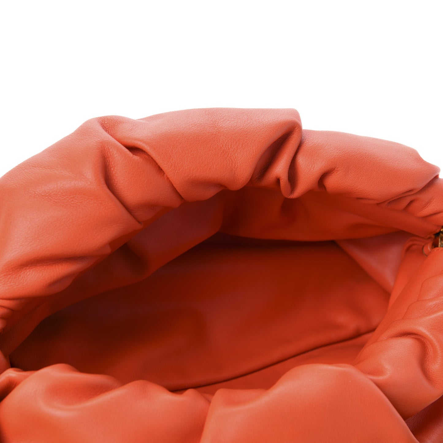 Calfskin The Pouch Chain Orange