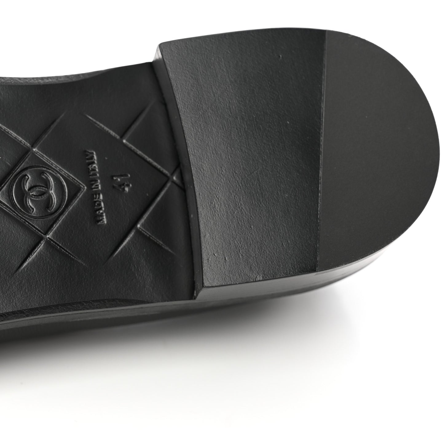 Lambskin Quilted CC Turnlock Loafers 41 Black