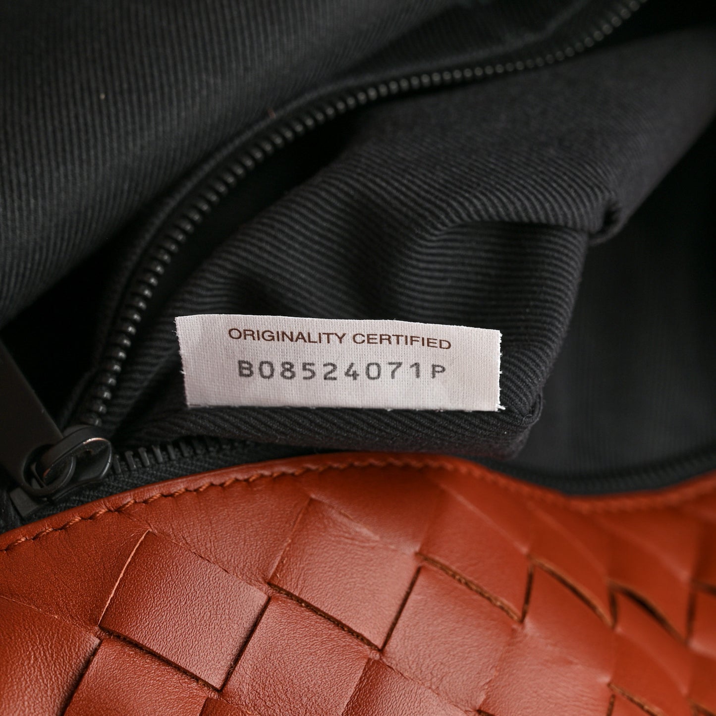 Nappa Intrecciato Tote Rust