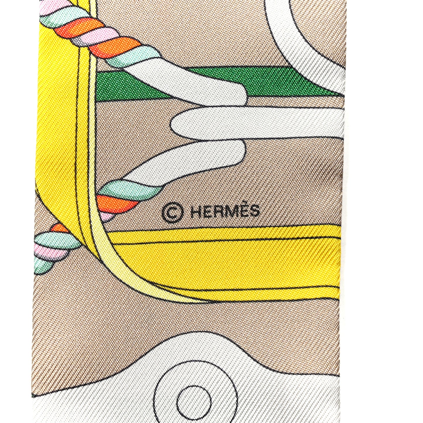 Silk Panoplie Equestre Twilly Beige Jaune Vif Or