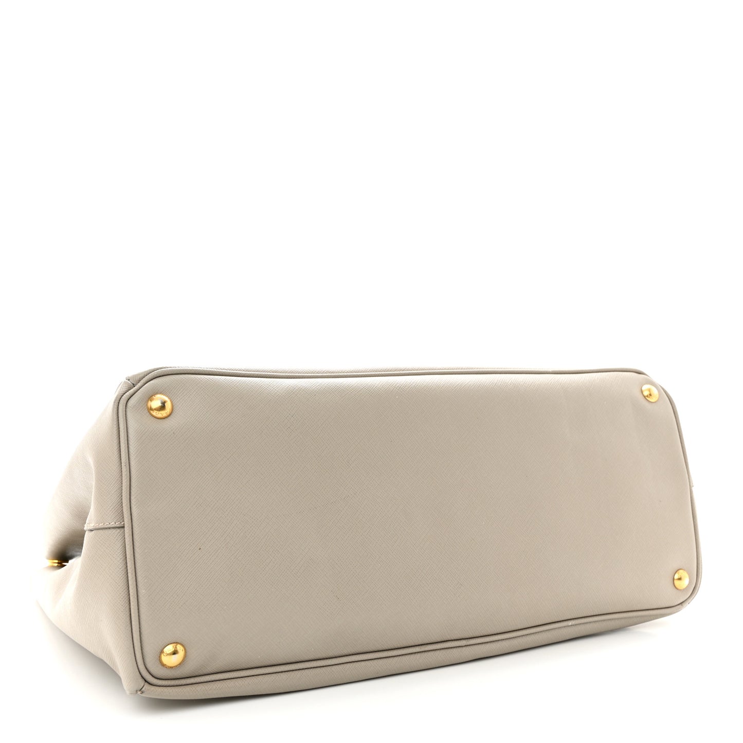 Saffiano Lux Extra Large Galleria Double Zip Tote Argilla