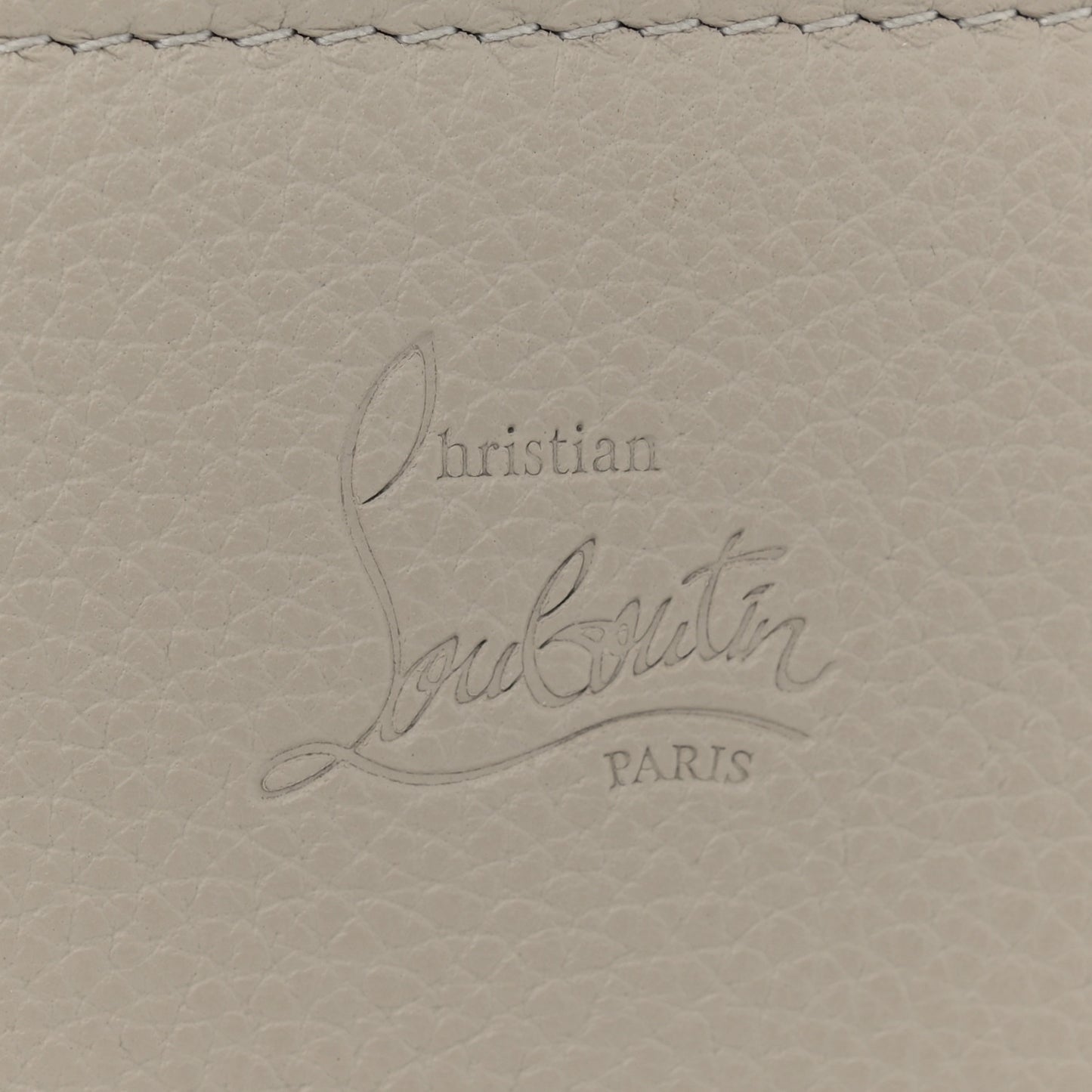 Calfskin Spikes Loubinthesky Paloma Clutch Goose