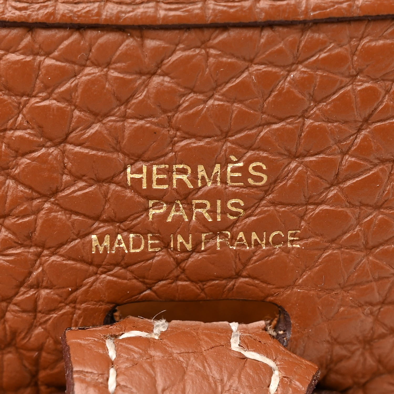 Hermes Taurillon Clemence Evelyne TPM Gold 6 of 15