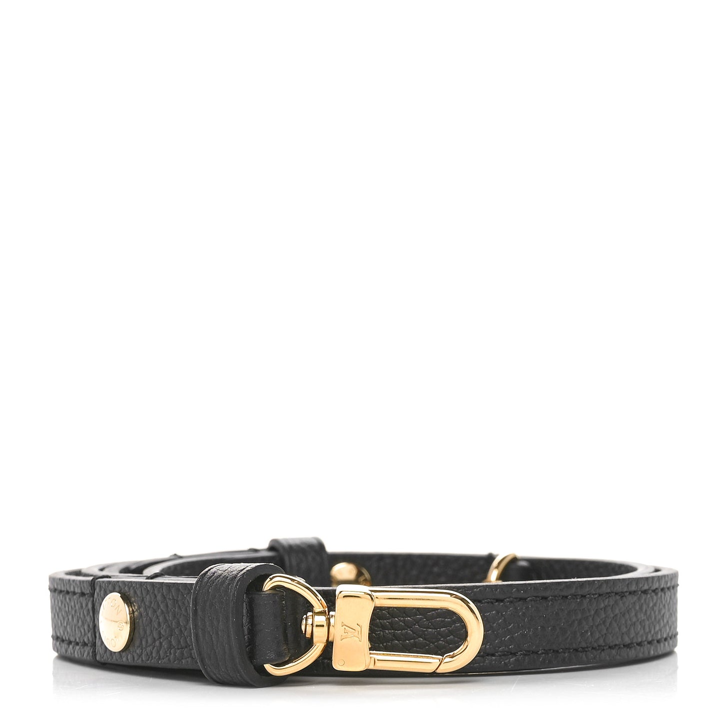 Calfskin Buci Shoulder Strap Black