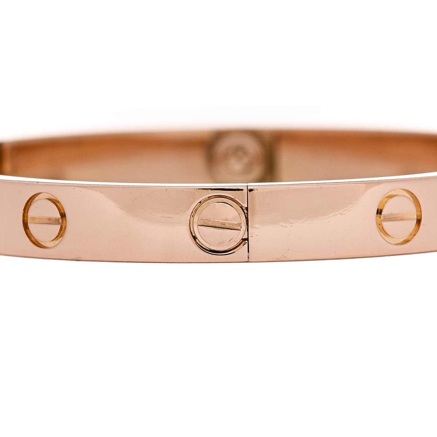 Cartier 18K Pink Gold LOVE Bracelet 17 3 of 6