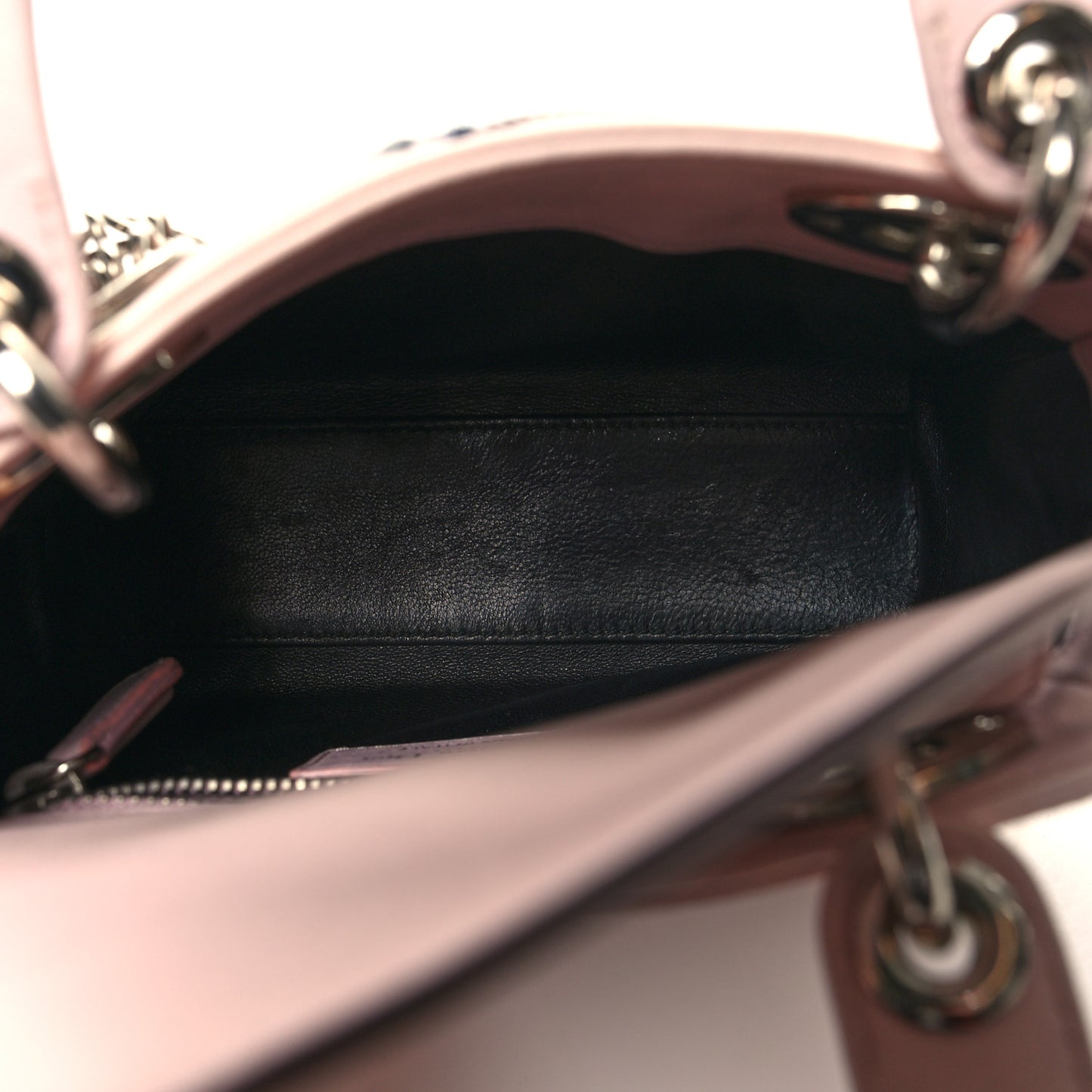 Lambskin Sequin Embroidered Mini Lady Dior Pink