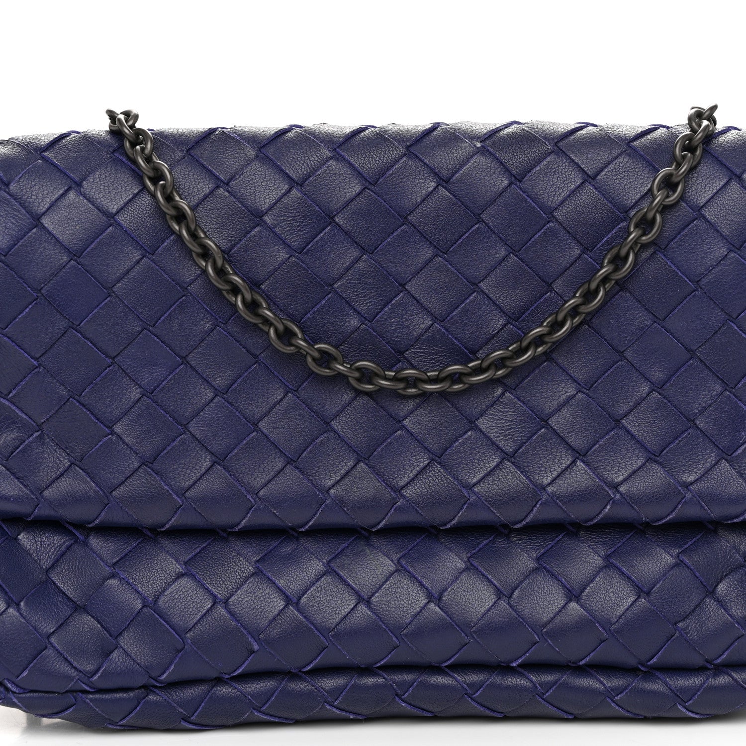 Bottega Veneta Nappa Intrecciato Small Chain Crossbody Atlantic 8 of 11