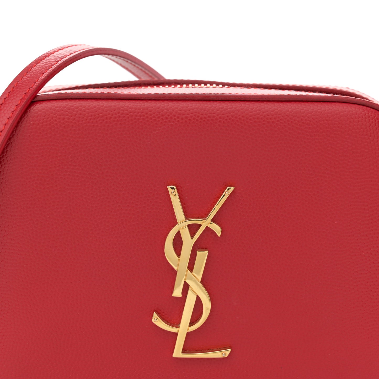 Grain De Poudre Small Classic Monogram Camera Bag New Red