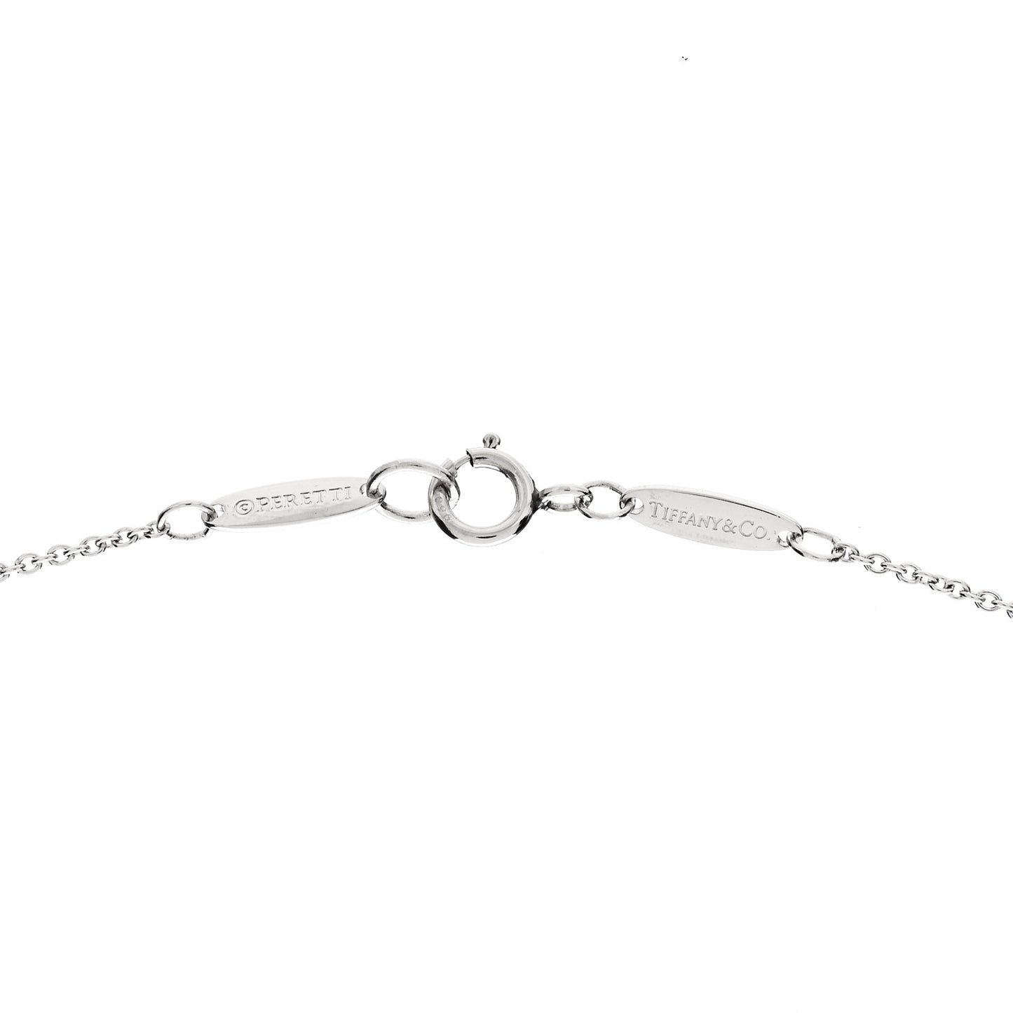 Platinum Elsa Peretti Sevillana Pendant Necklace